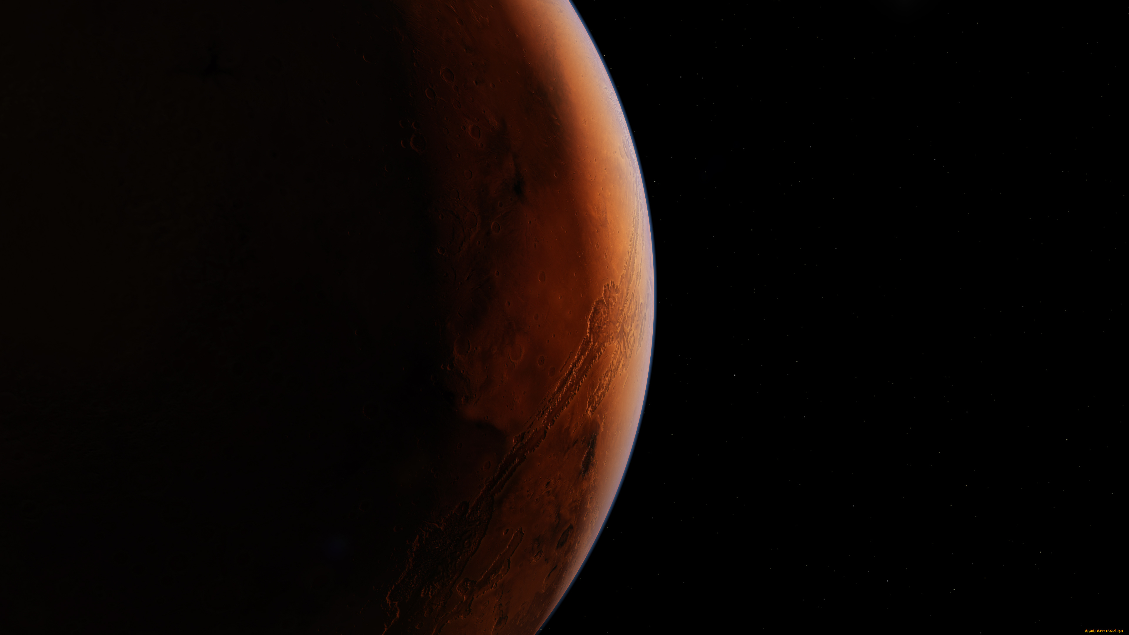 космос, арт, планета, вселенная, звезды, галактика