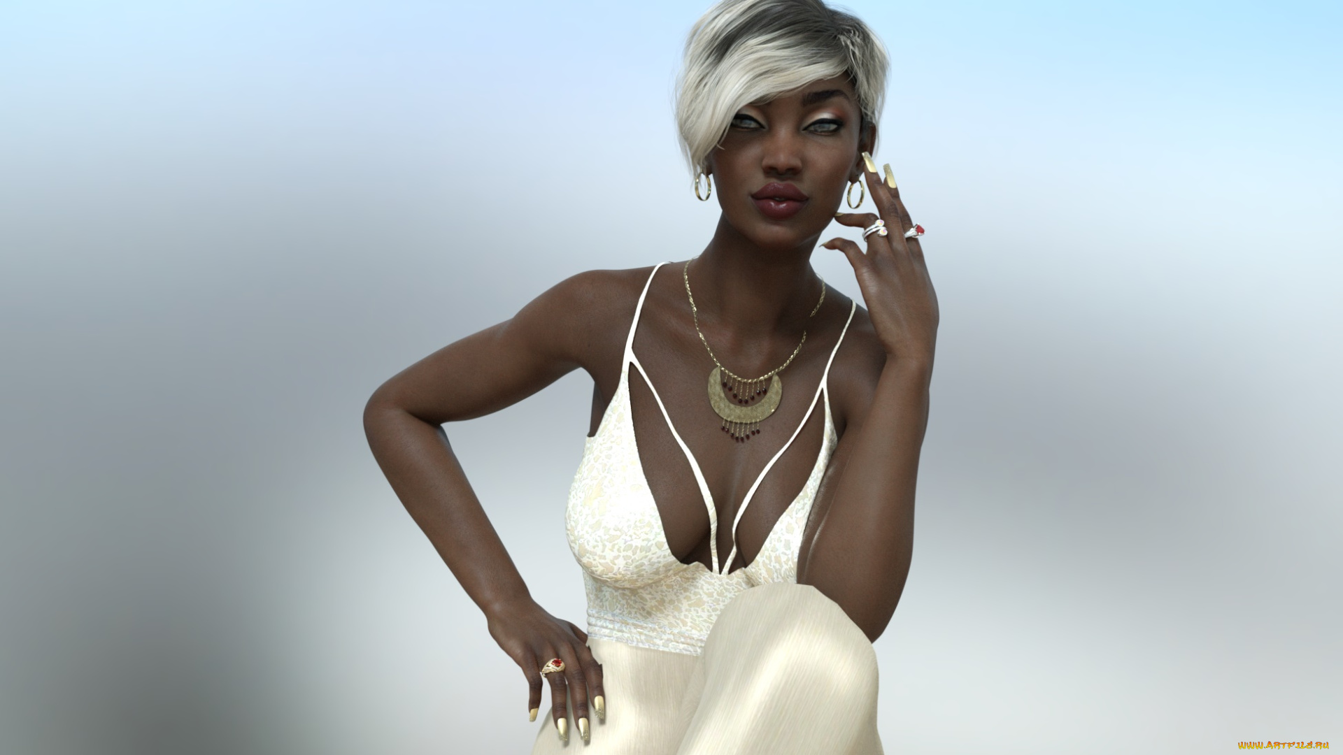 3д, графика, люди, , people, фон, взгляд, девушка