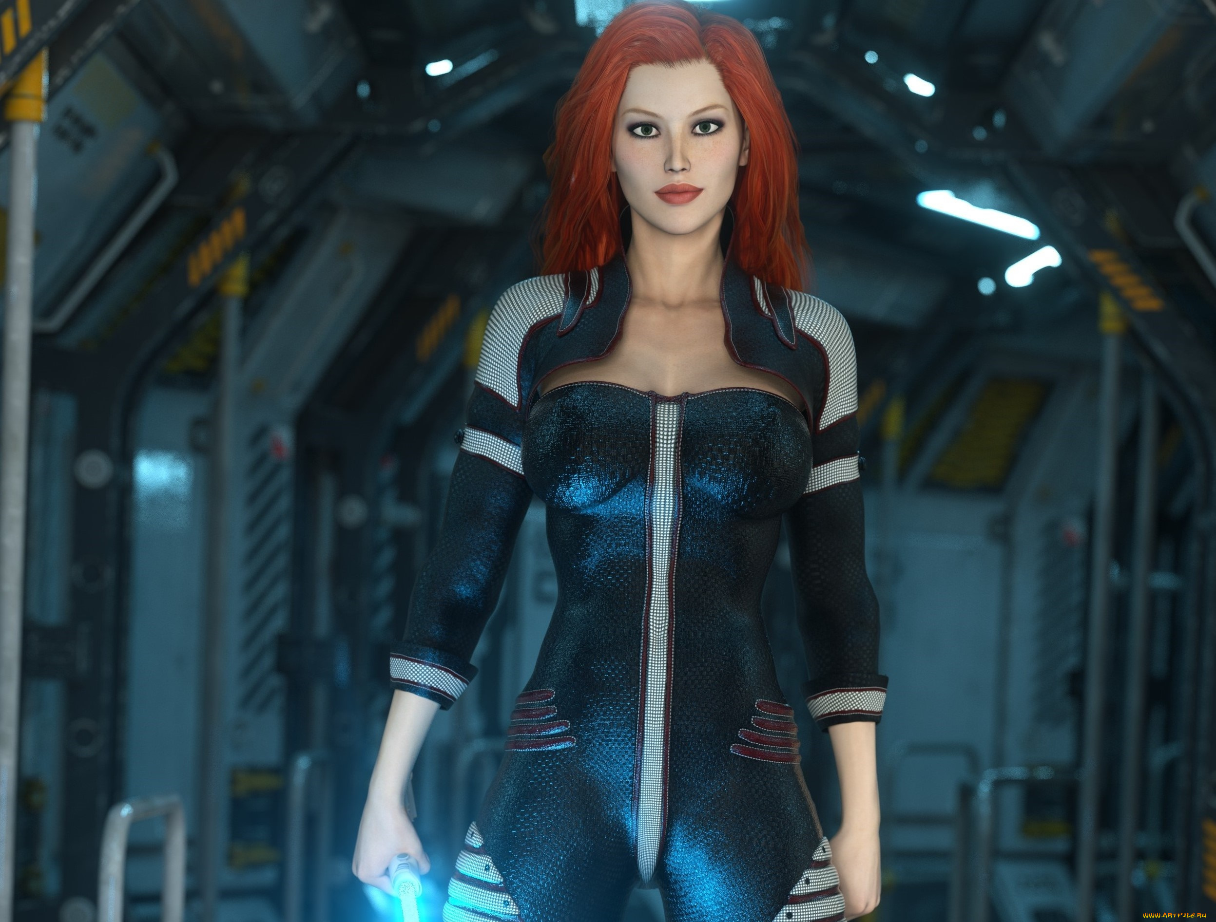 3д, графика, фантазия, , fantasy, девушка, взгляд, фон