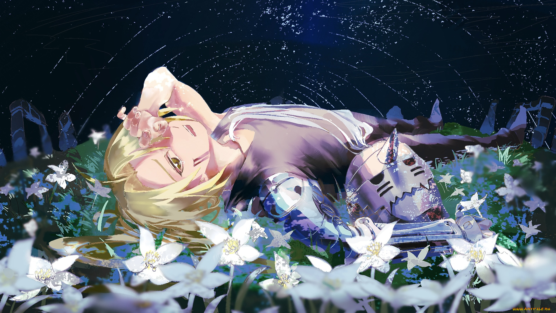 аниме, fullmetal, alchemist, стальной, алхимик