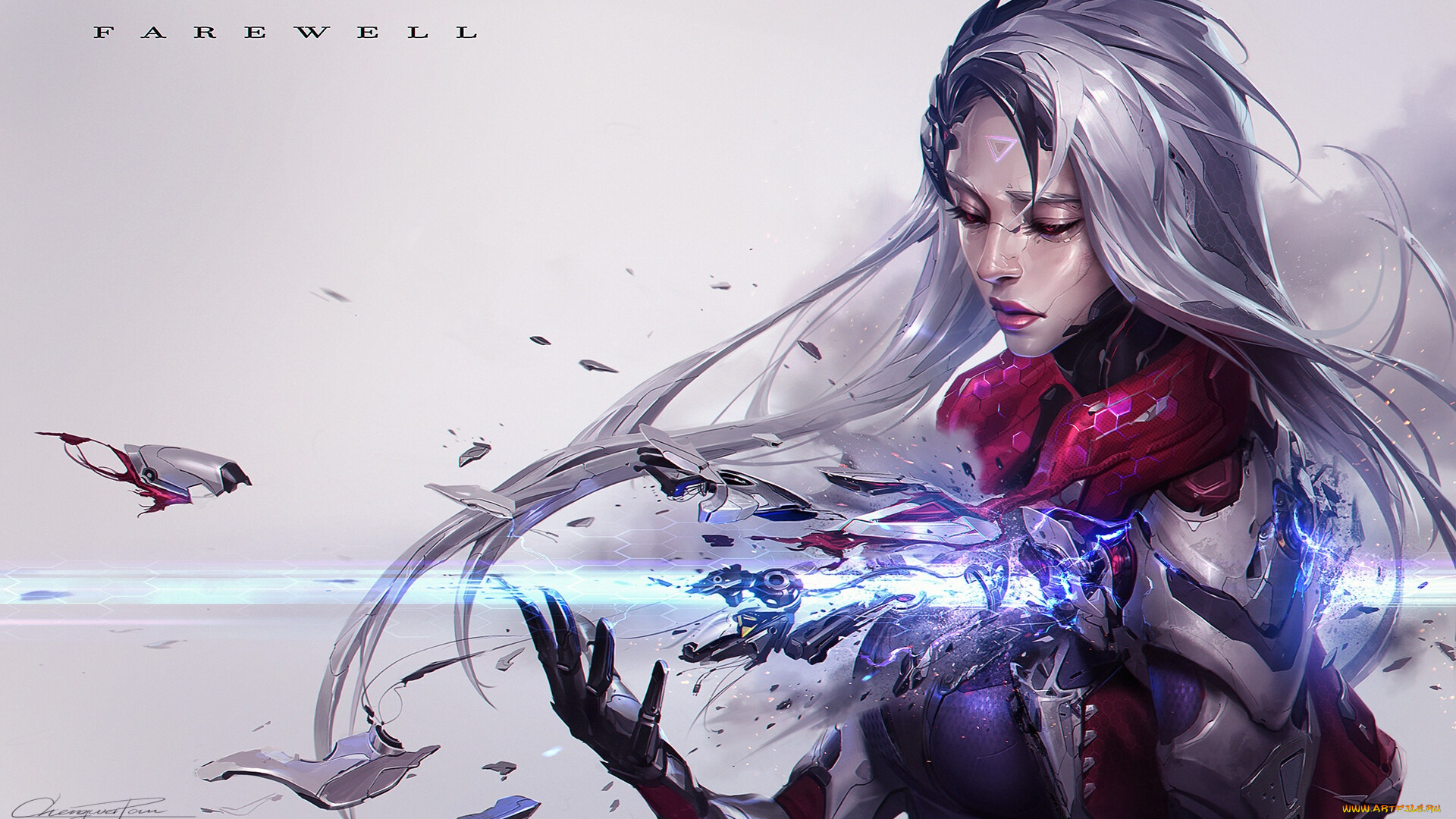 видео, игры, league, of, legends, девушка, магия, осколки, katarina