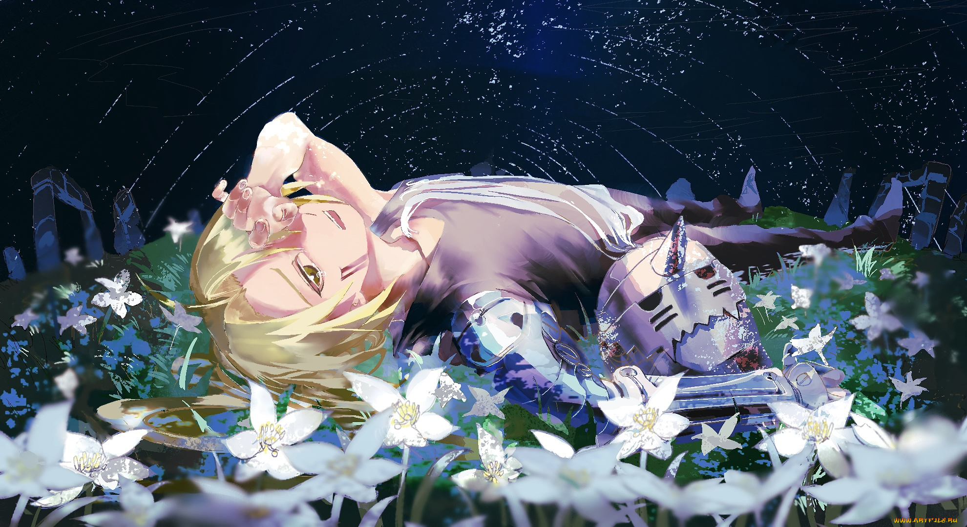 аниме, fullmetal, alchemist, стальной, алхимик