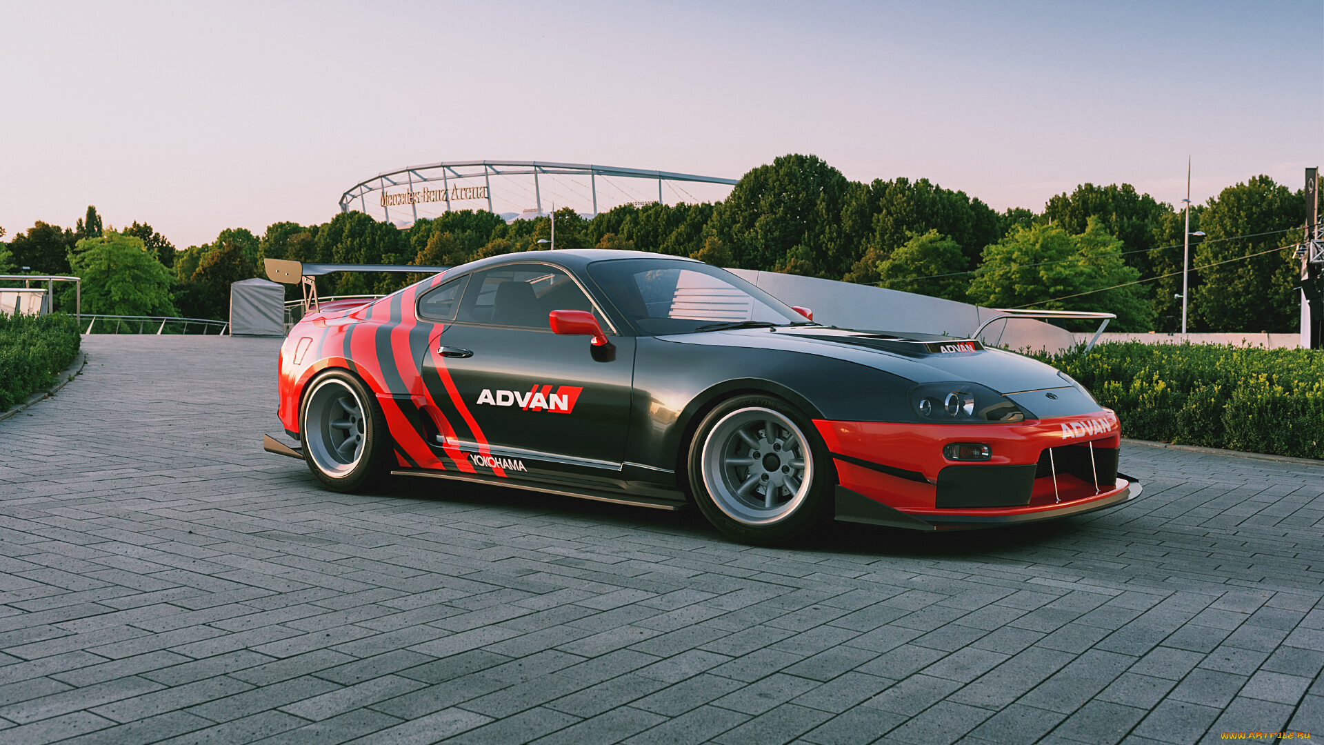 автомобили, 3д, toyota