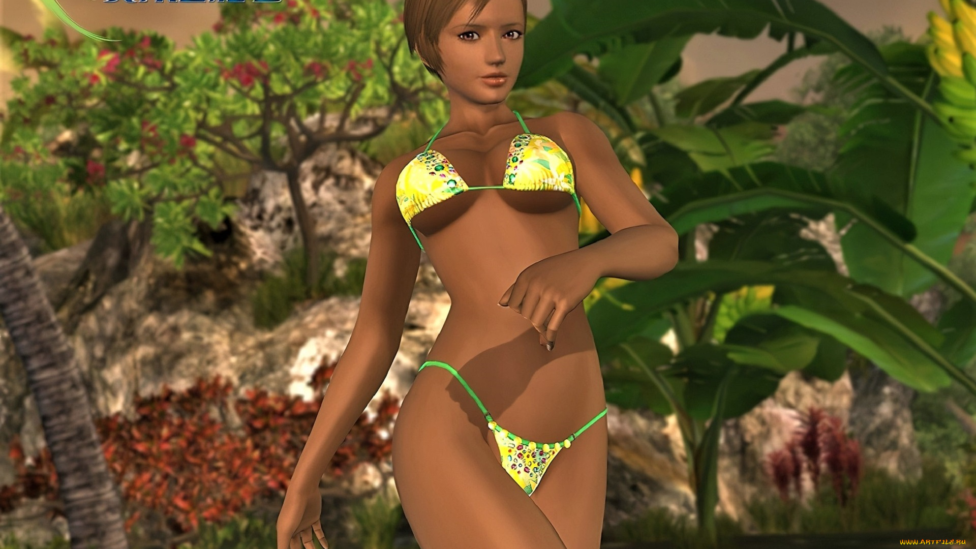 видео, игры, dead, or, alive, , xtreme, 2, девушка, купальник, тропики