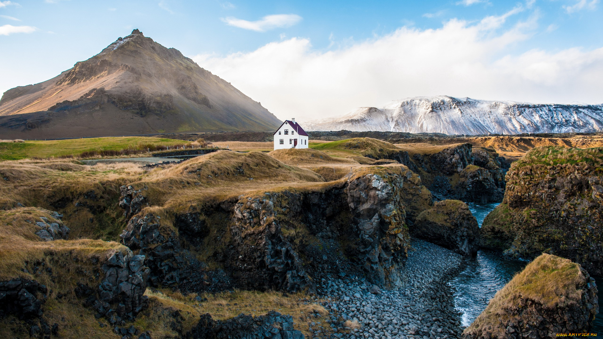 города, -, здания, , дома, горы, дом