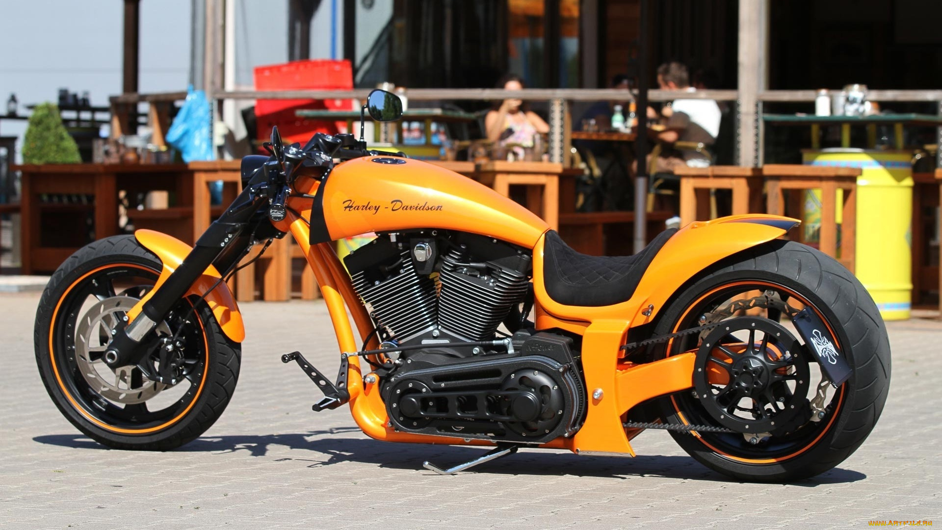 харлей, мотоциклы, harley-davidson, мотоцикл, байк, thunderbike, customs