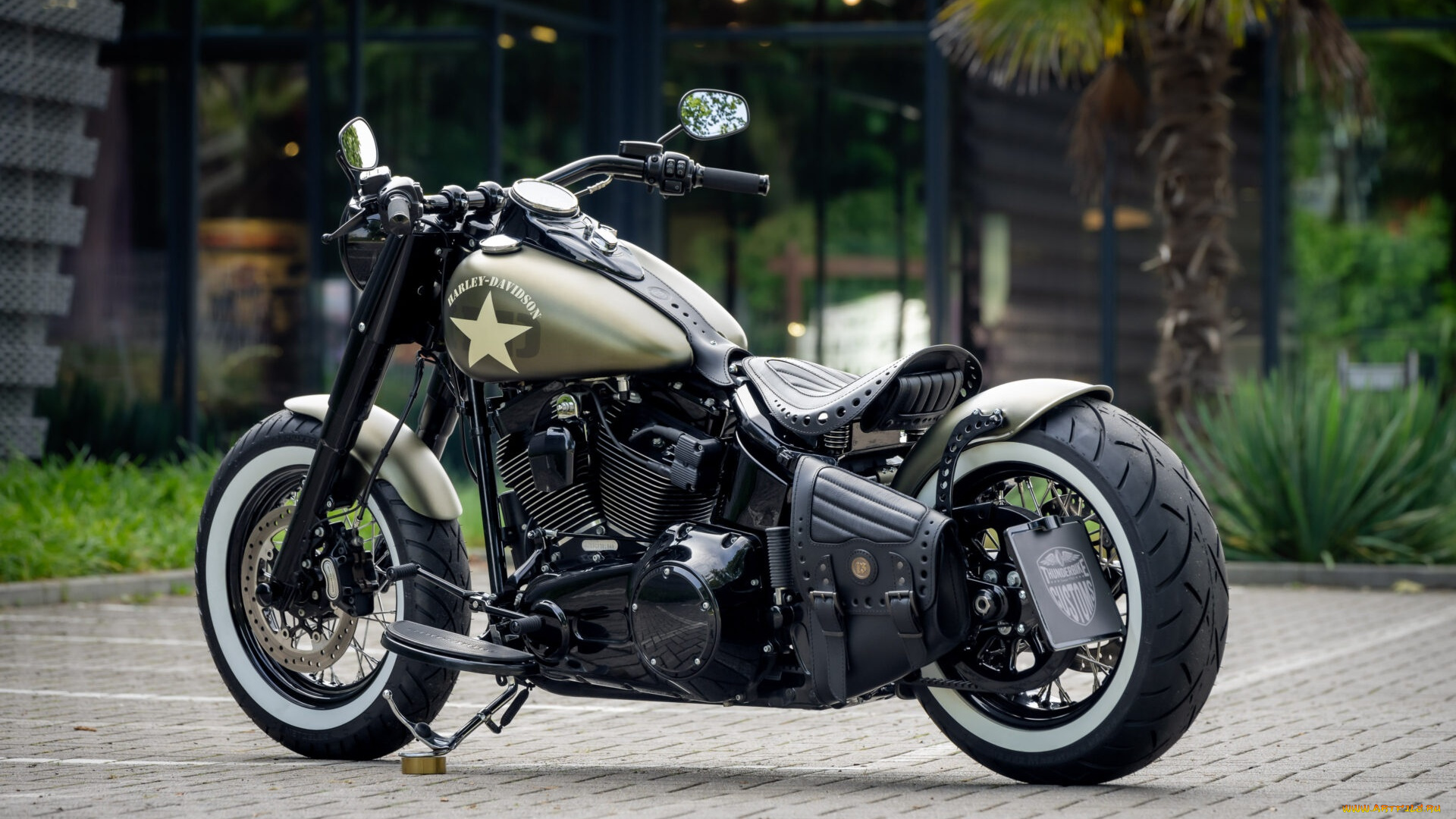 harley, мотоциклы, harley-davidson, thunderbike, customs, мотоцикл, байк