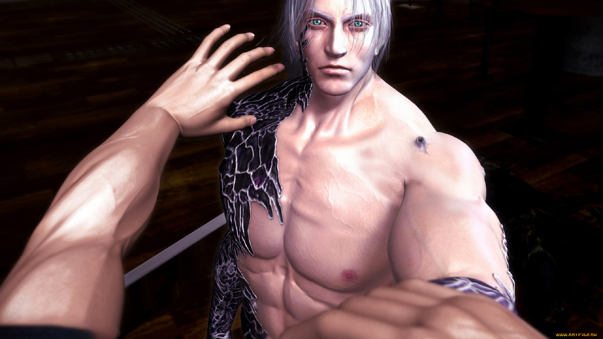 видео, игры, breakdown, парень, мутант, руки