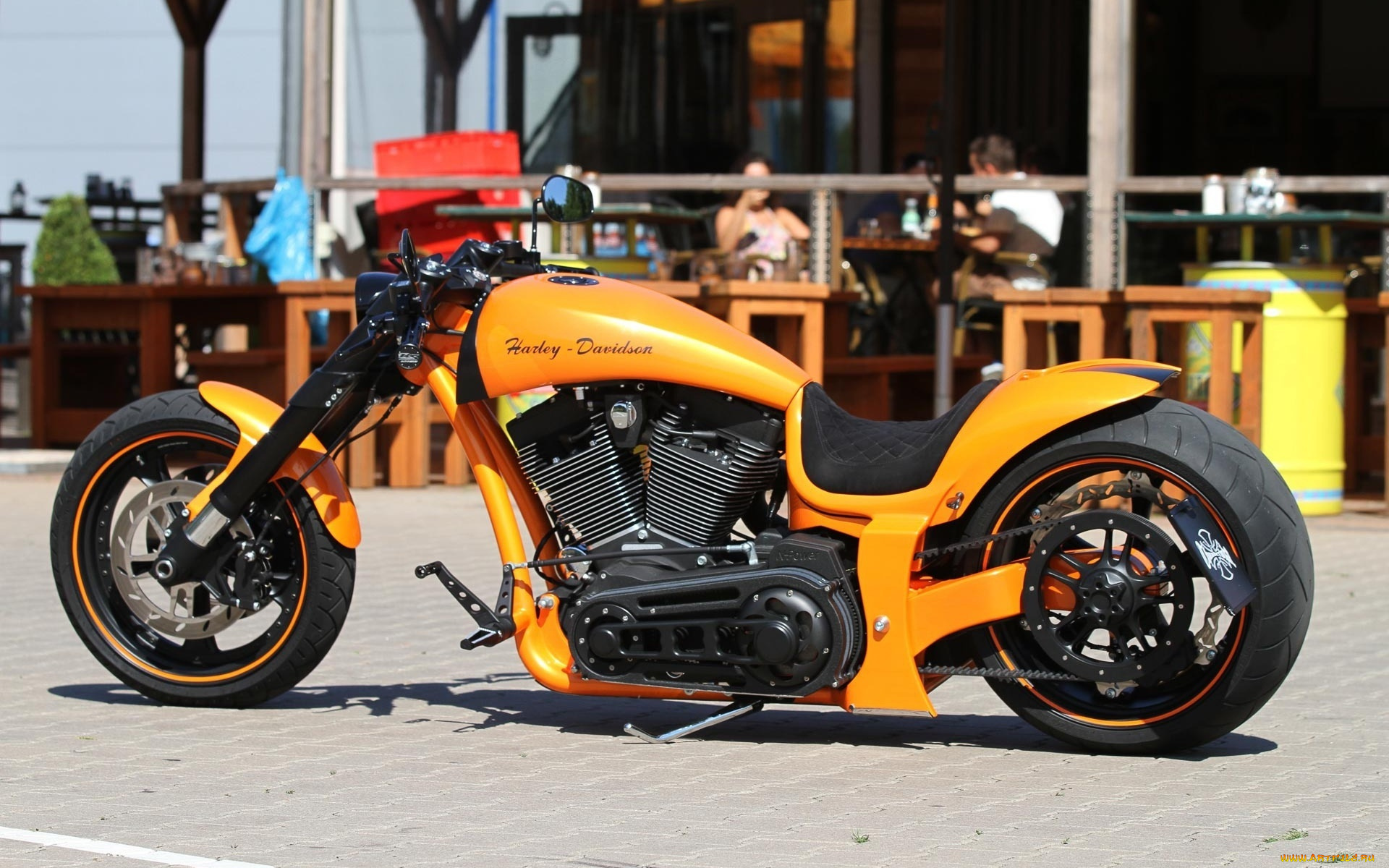 харлей, мотоциклы, harley-davidson, мотоцикл, байк, thunderbike, customs