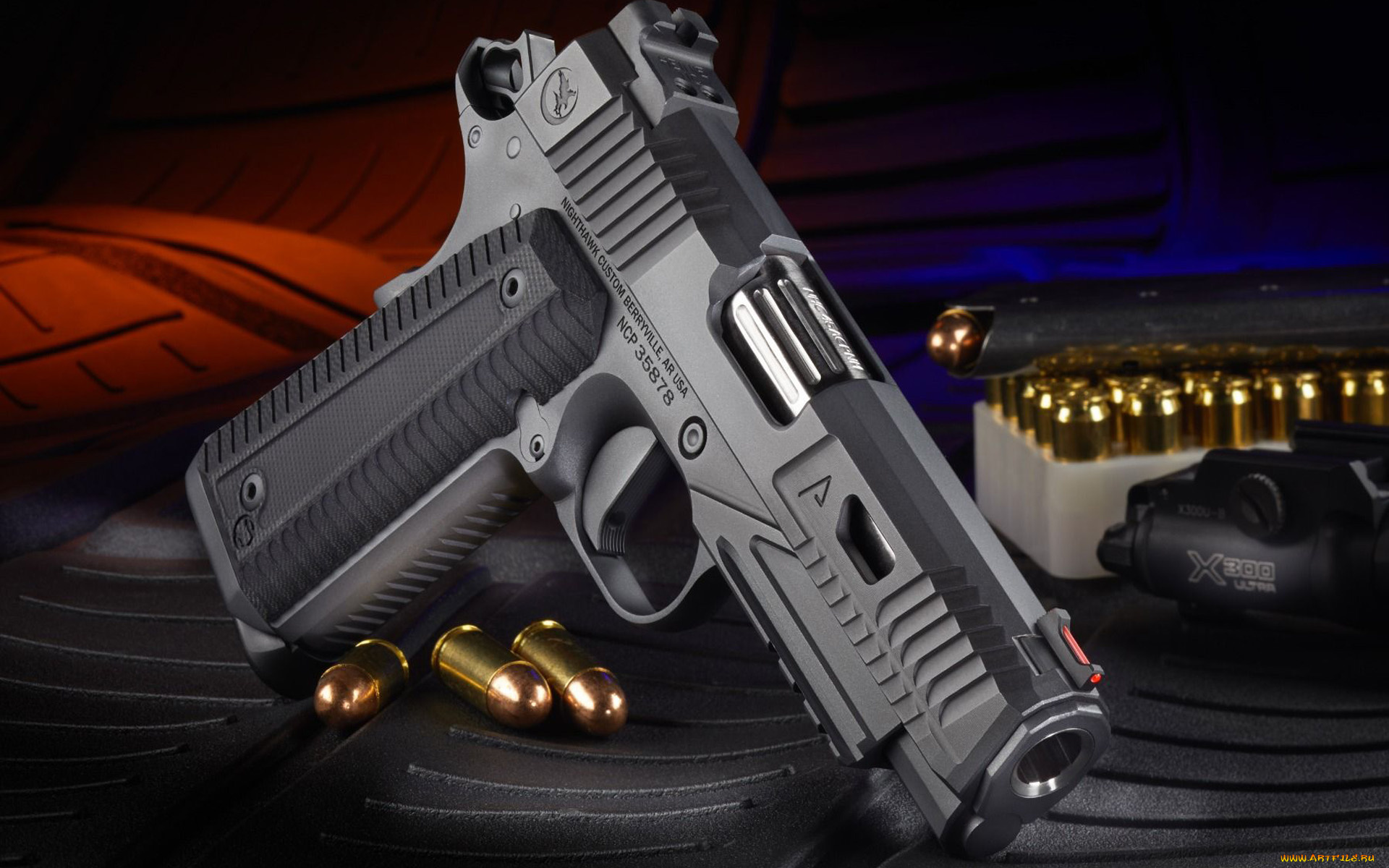 оружие, пистолеты, nighthawk