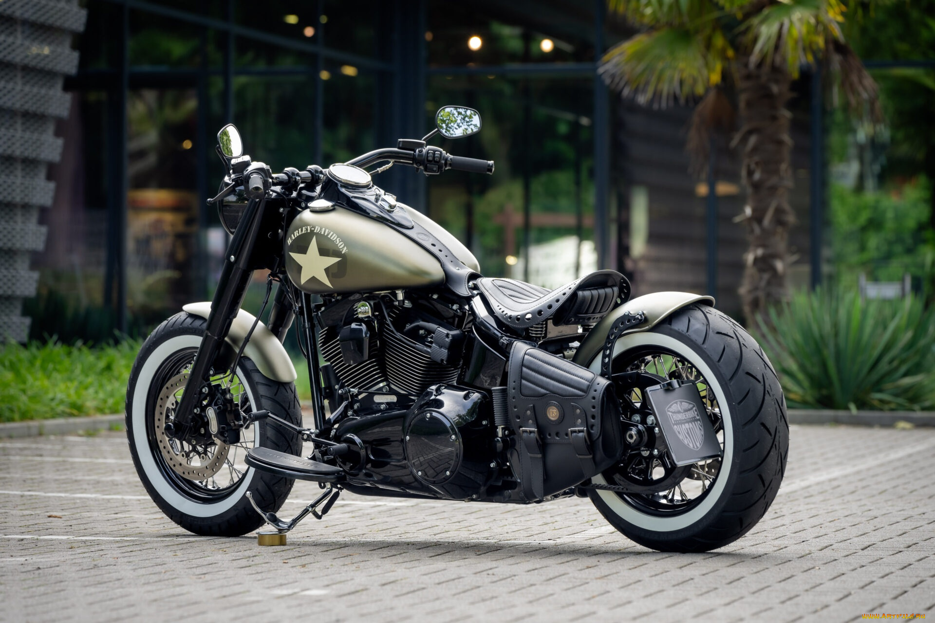 harley, мотоциклы, harley-davidson, thunderbike, customs, мотоцикл, байк