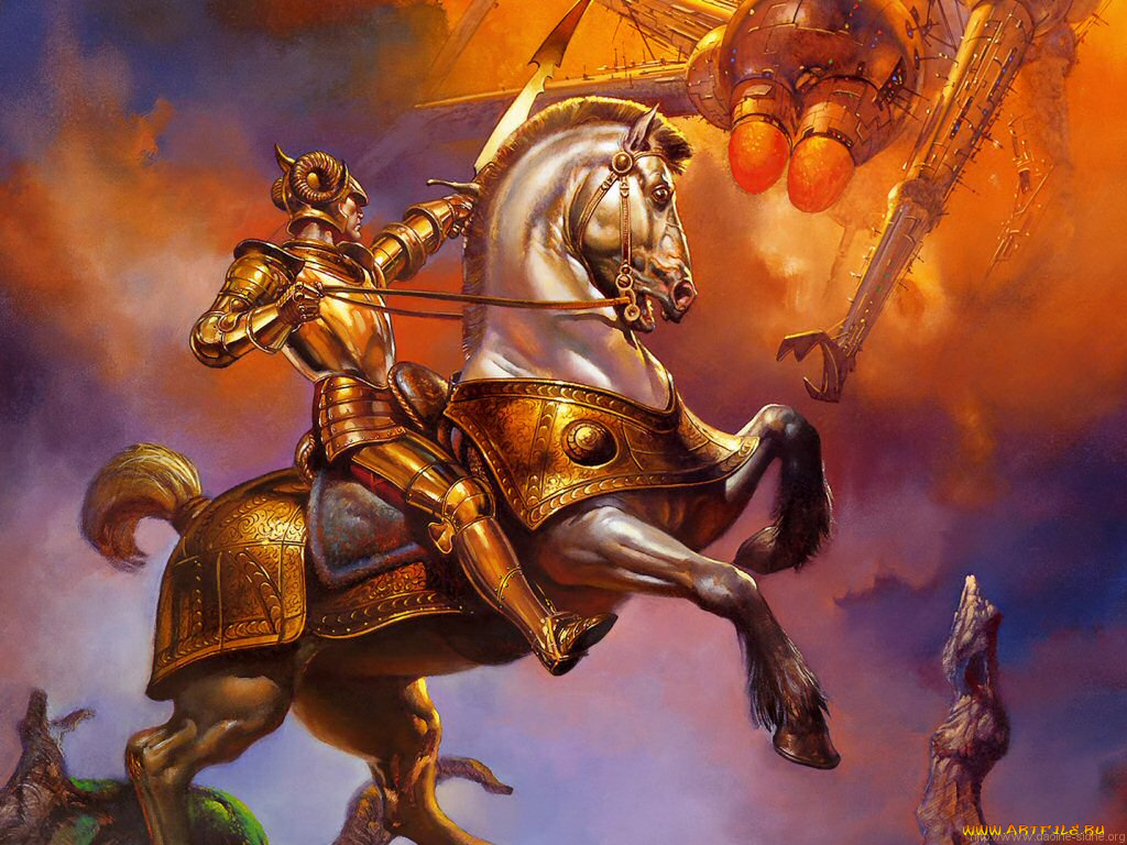 борис, валеджо, фэнтези, всадники, наездники