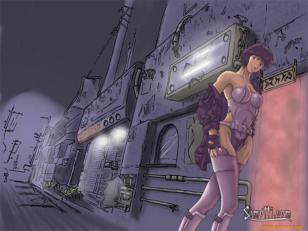 chost, in, the, shell, 13, аниме, ghost