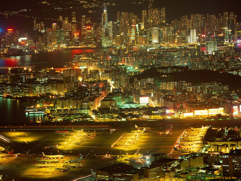 города, гонконг, китай