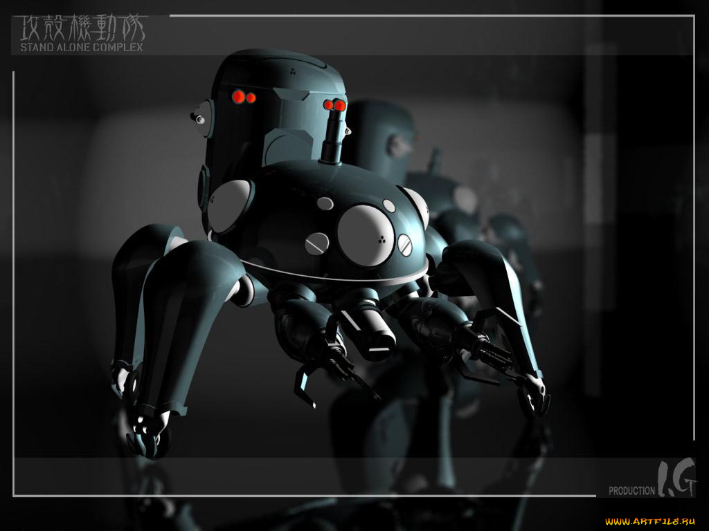 аниме, ghost, in, the, shell