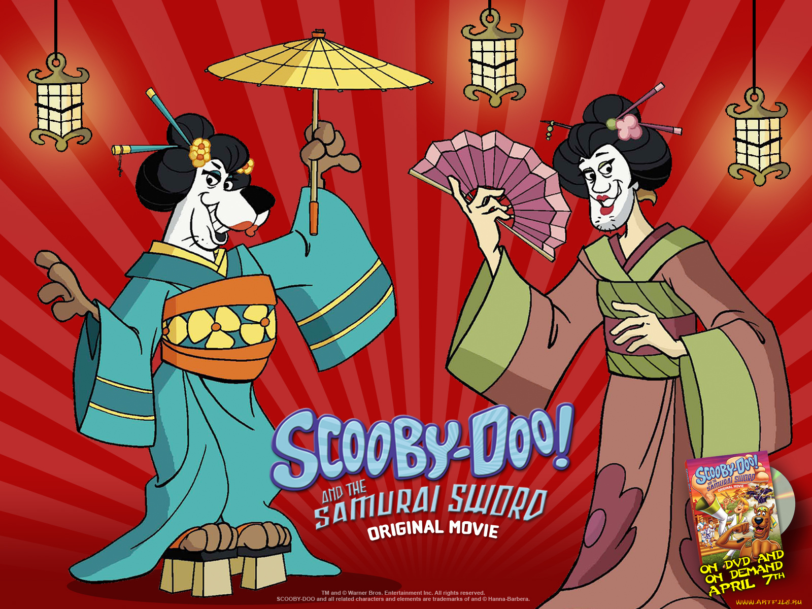 скуби, ду, меч, самурая, мультфильмы, scooby, doo