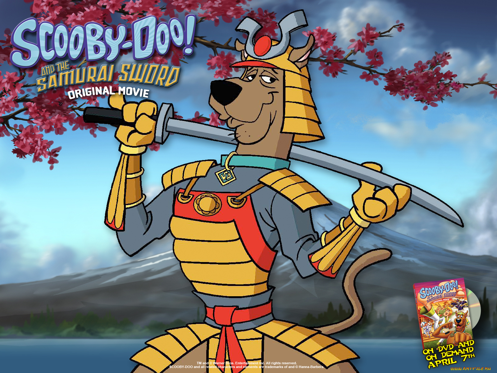 скуби, ду, меч, самурая, мультфильмы, scooby, doo