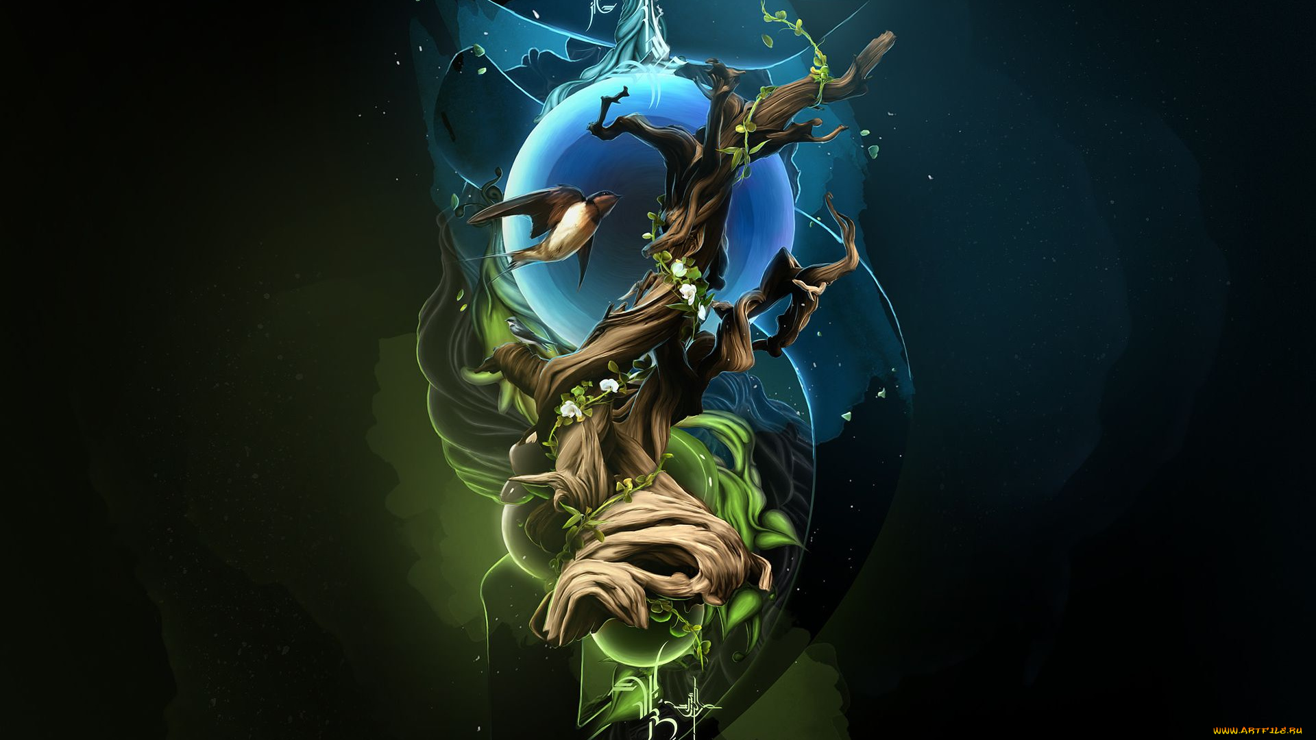 рисованные, животные