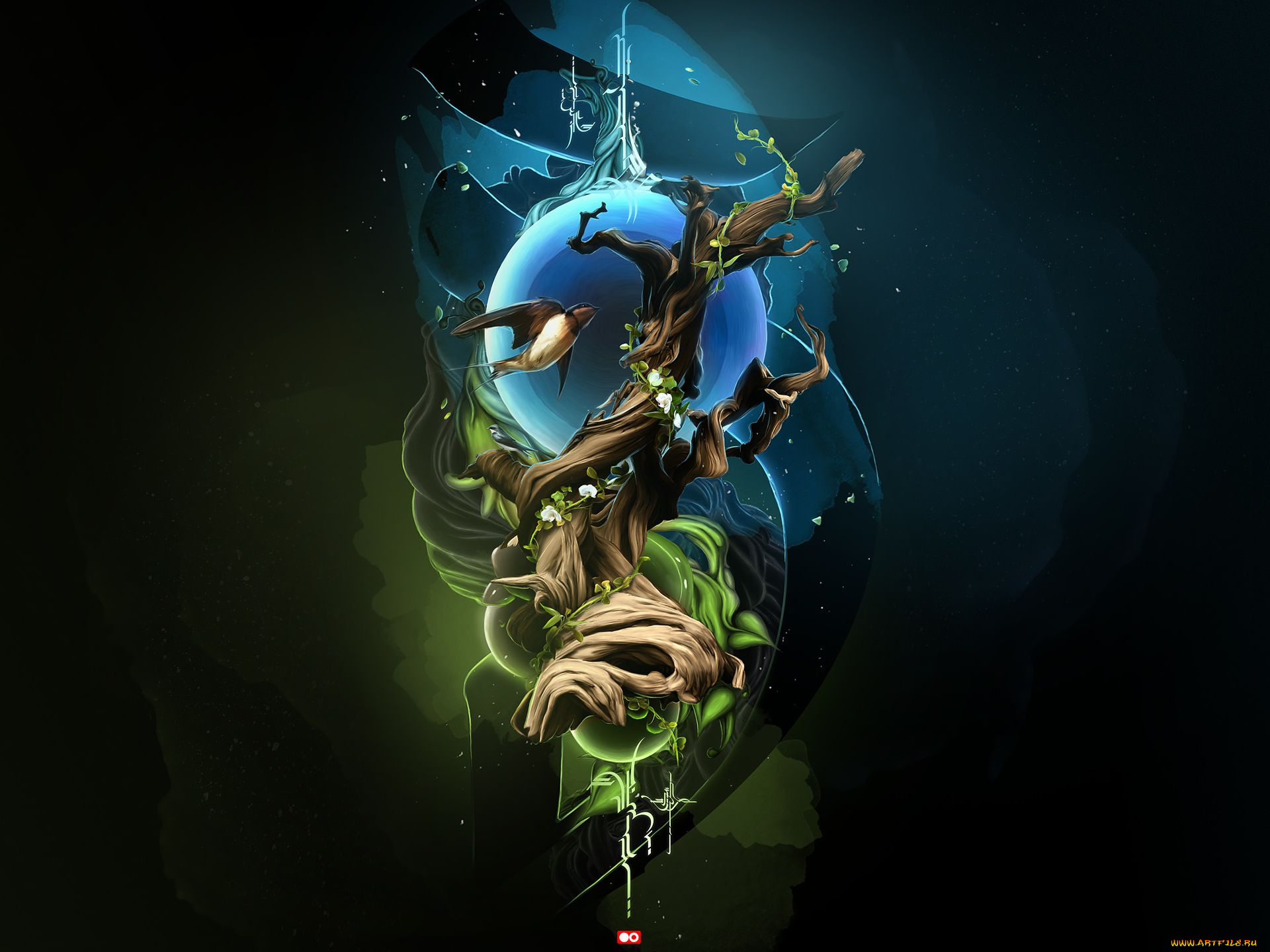 рисованные, животные