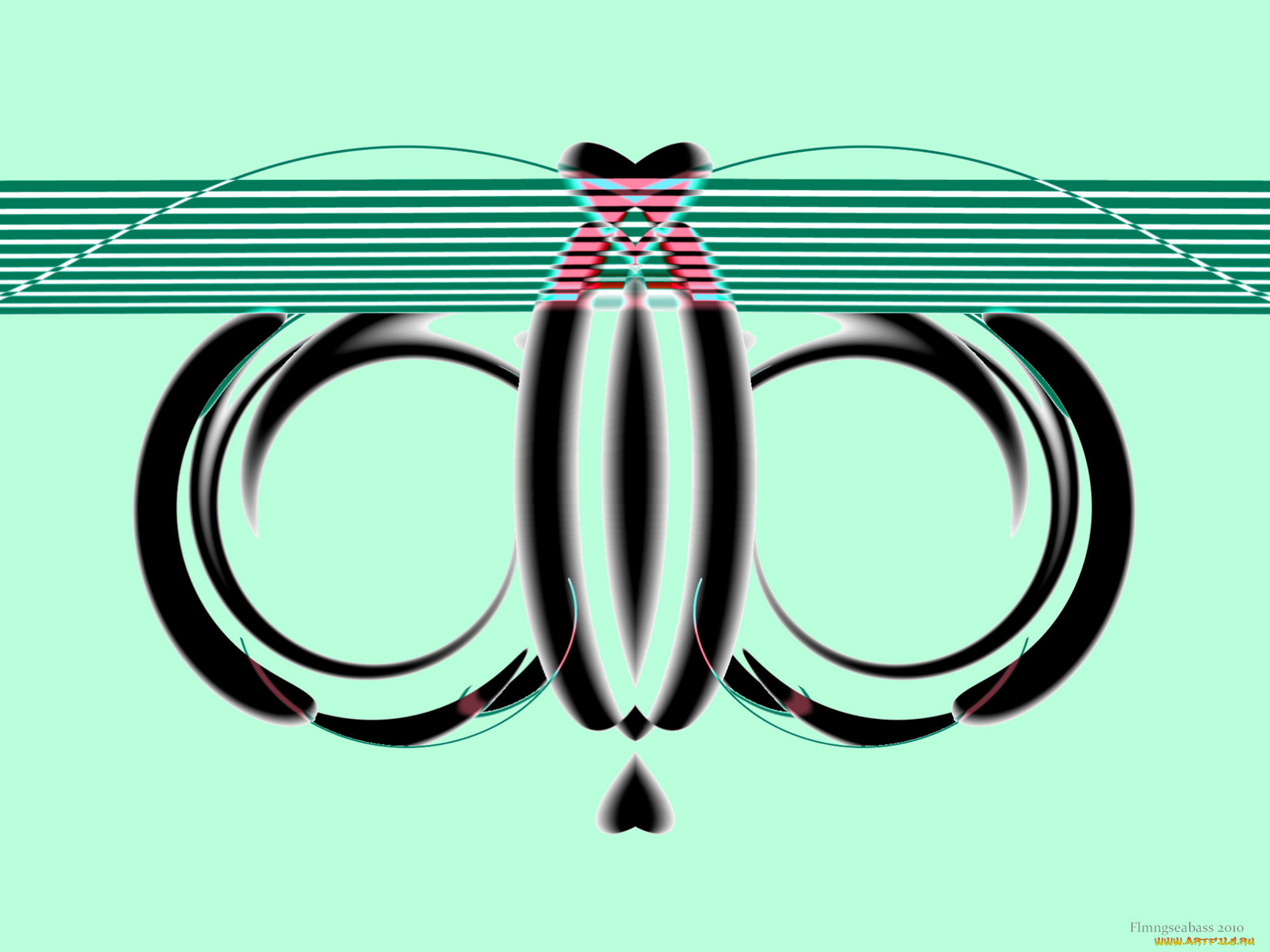 3д, графика, fractal, фракталы