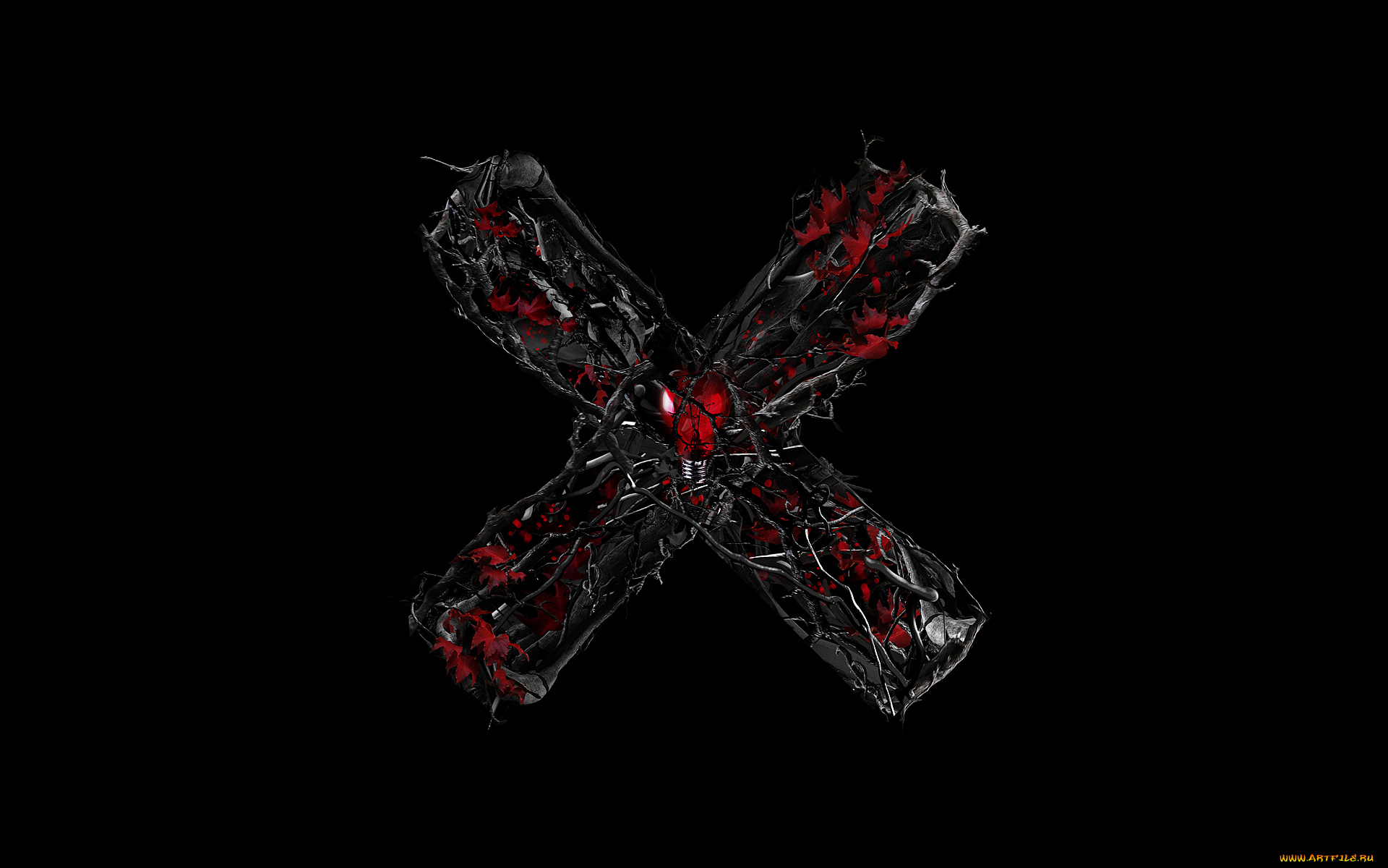 3д, графика, другое, икс, электролампочка