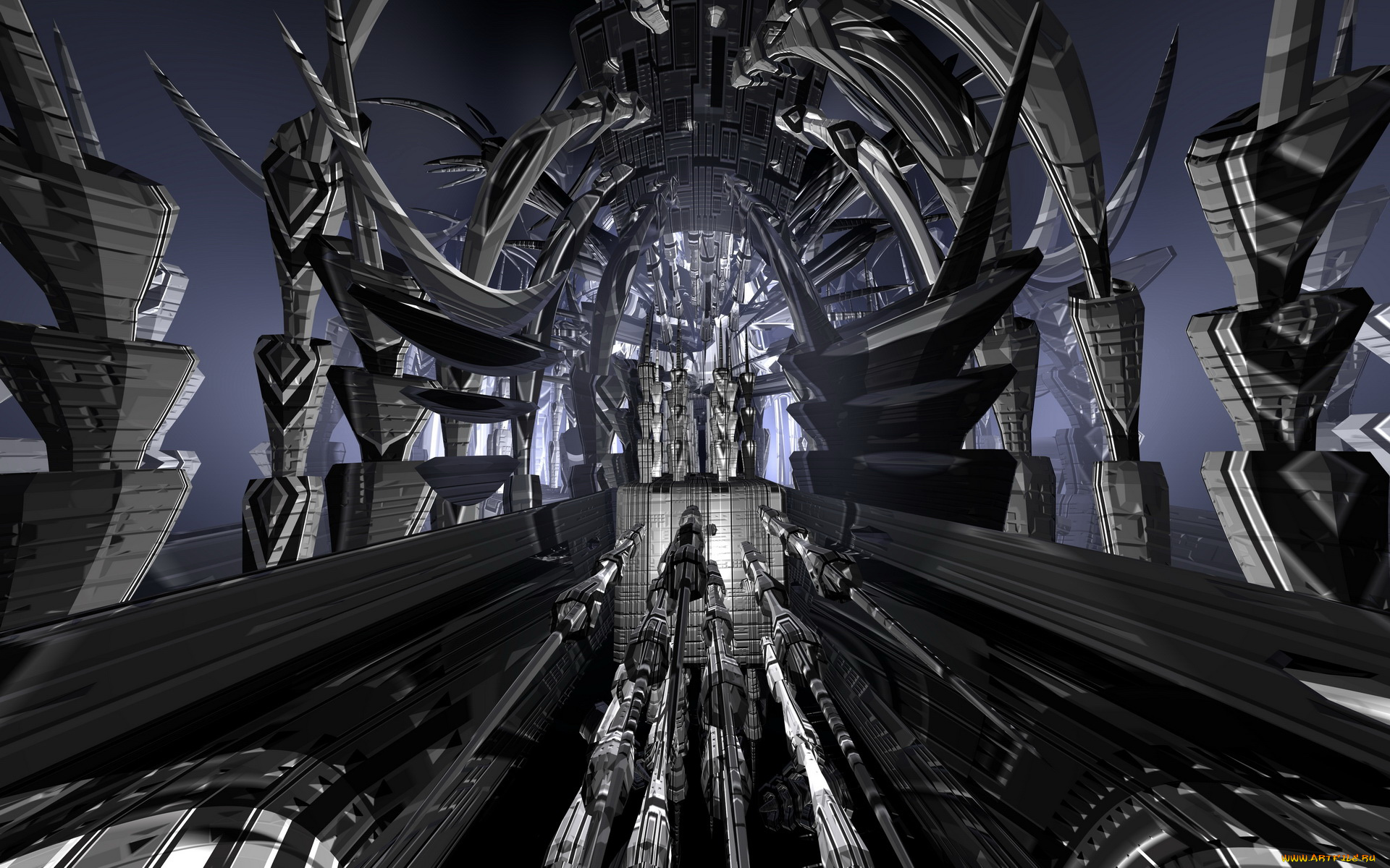 3д, графика, fractal, фракталы, абстракции