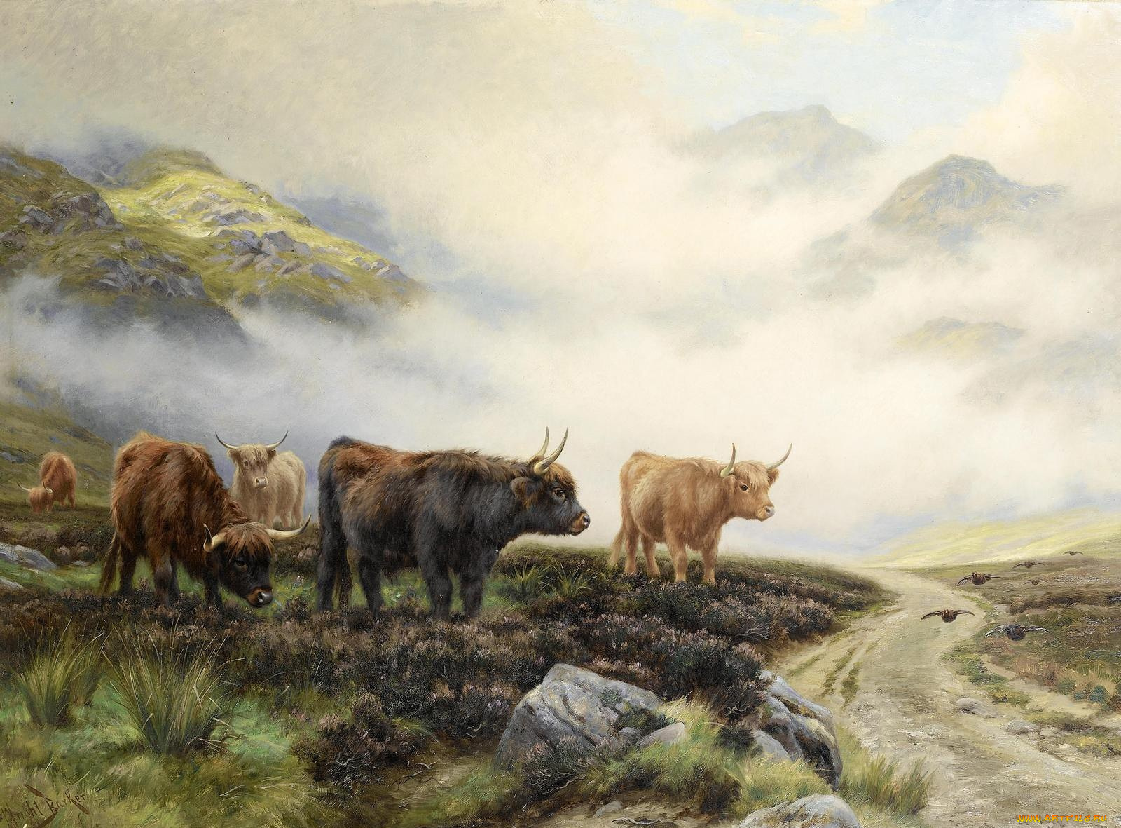 рисованные, wright, barker