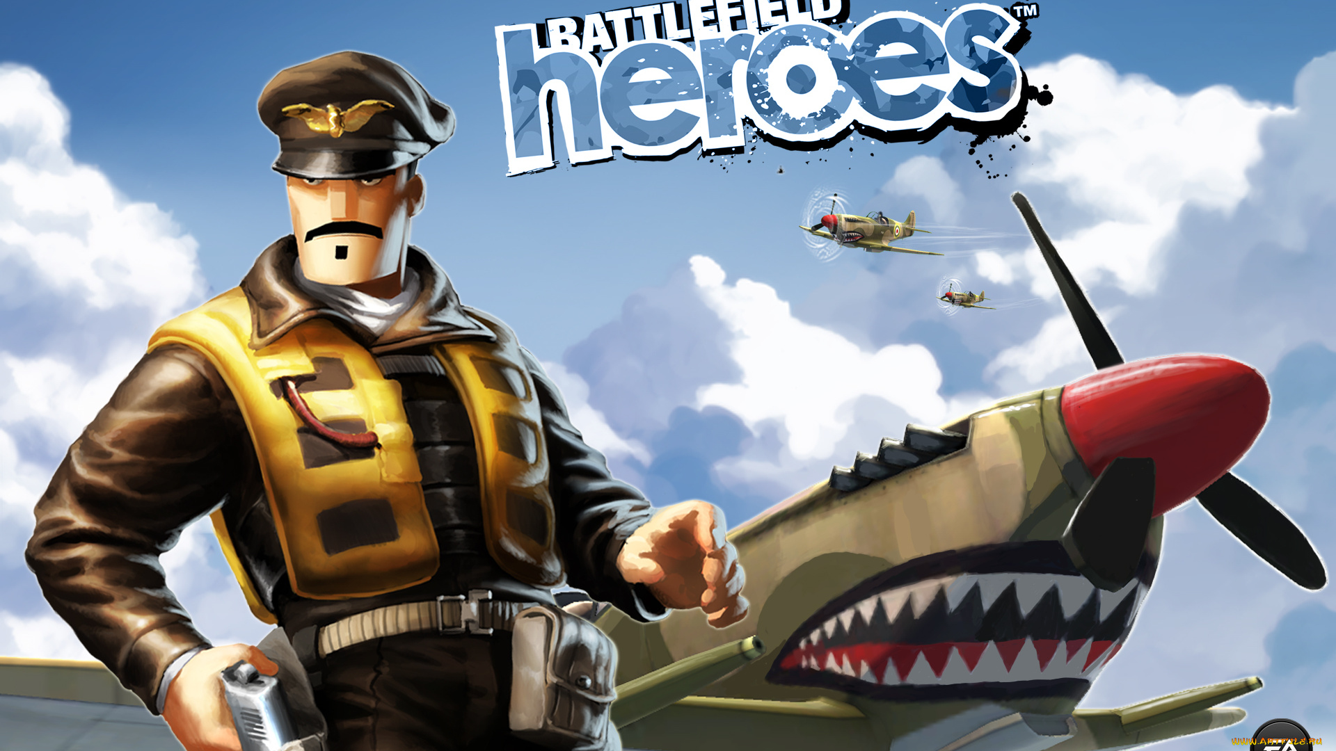 battlefield, heroes, видео, игры, солдат, пилот, оружие, самолеты