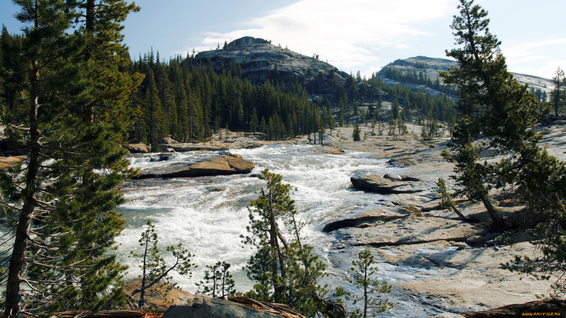 природа, реки, озера, река, пороги, горы