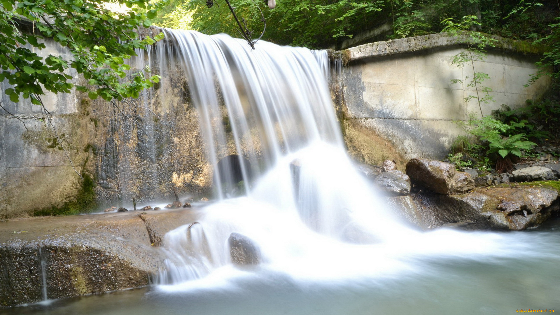 природа, водопады, растительность