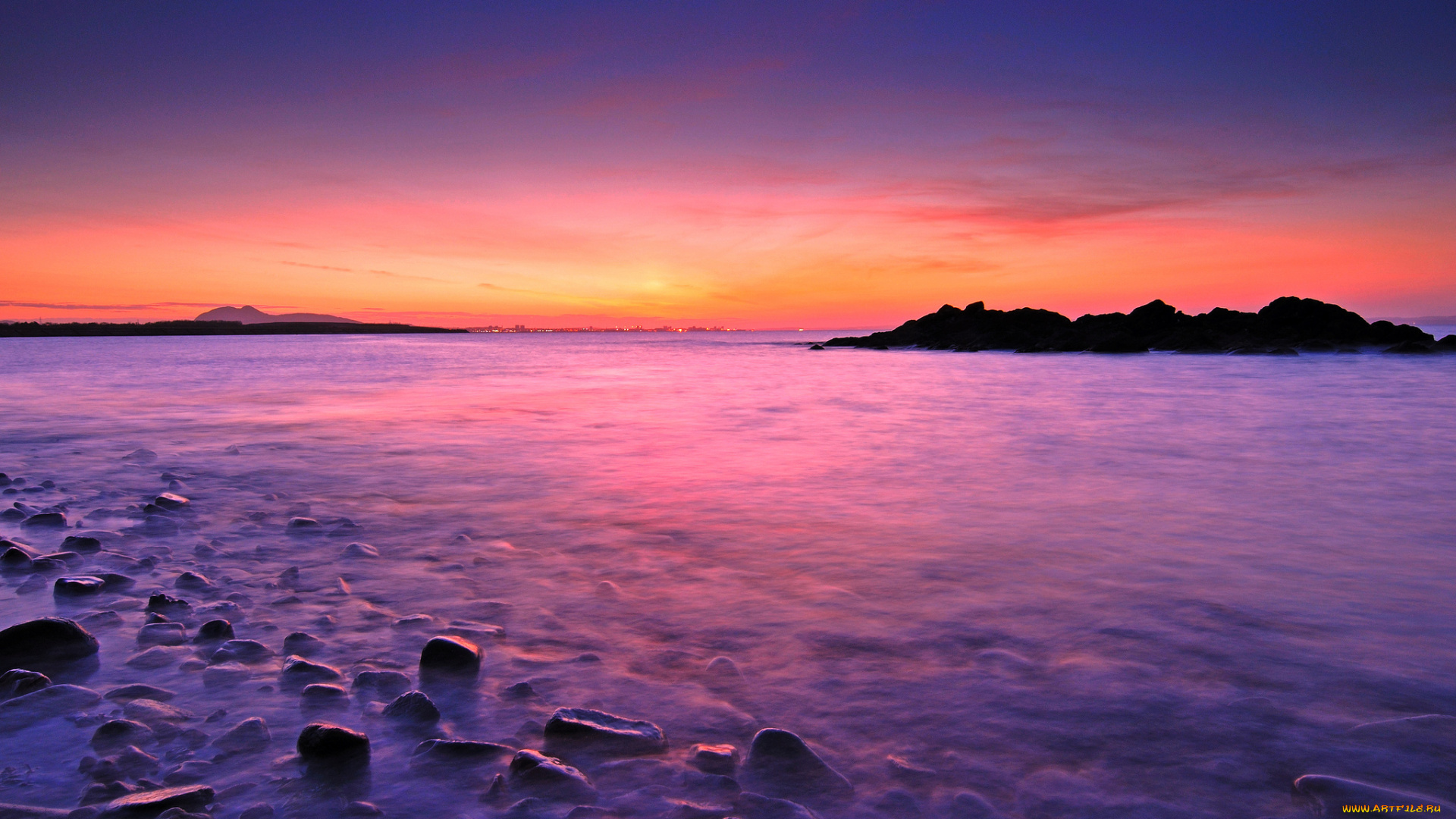 природа, восходы, закаты, закат, скалы, море