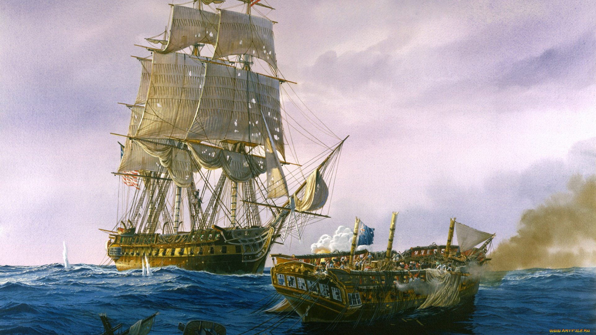 tom, freeman, perfect, wreck, рисованные, фрегат