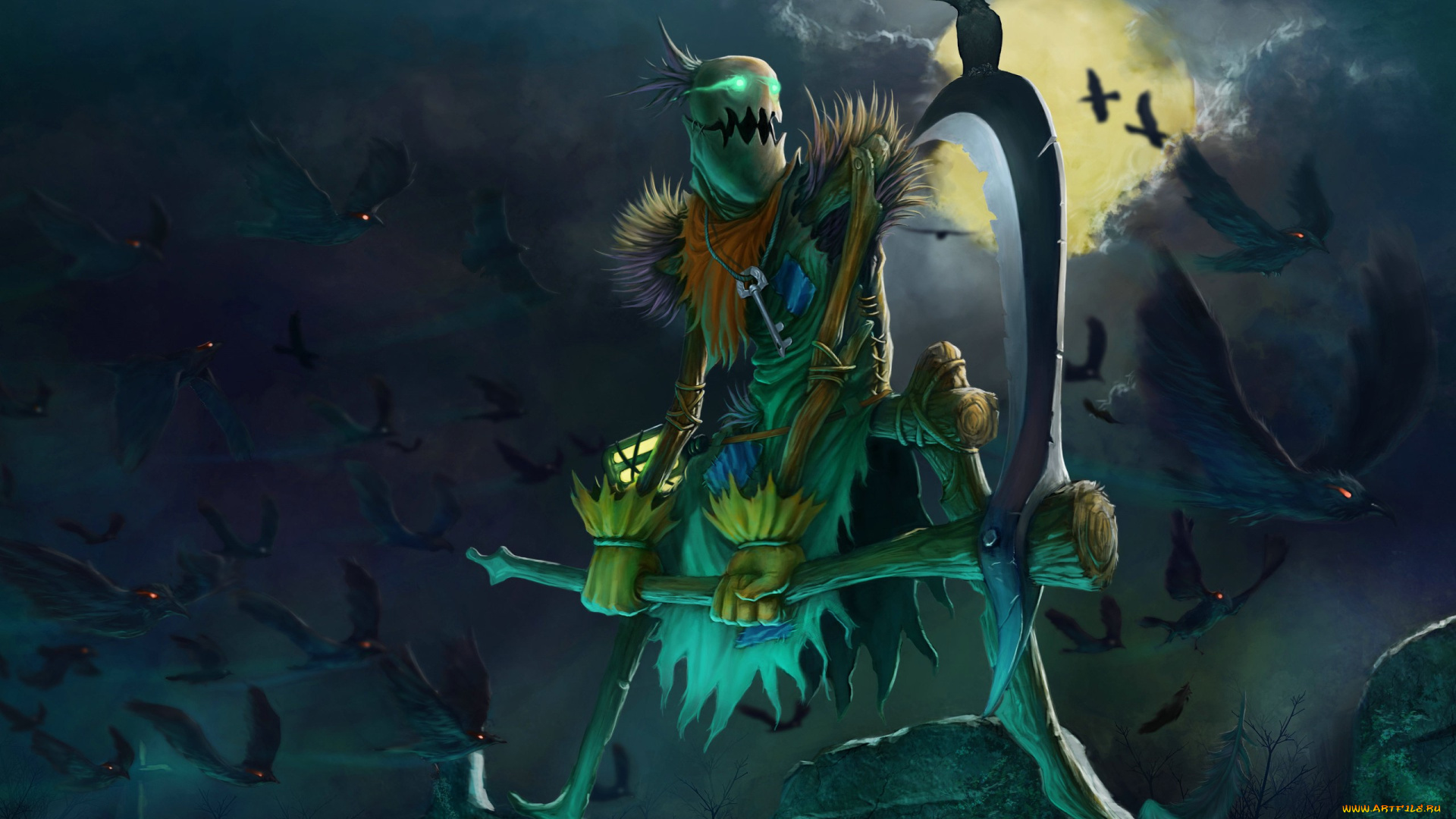 видео, игры, league, of, legends, птицы, существо