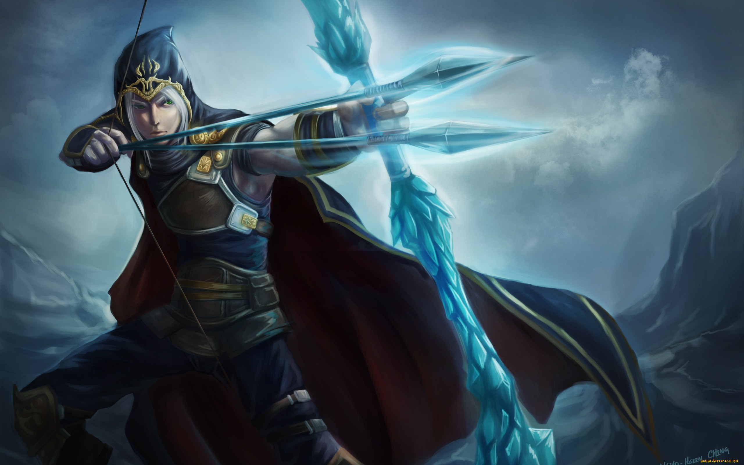 видео, игры, league, of, legends, лучник, стрелы