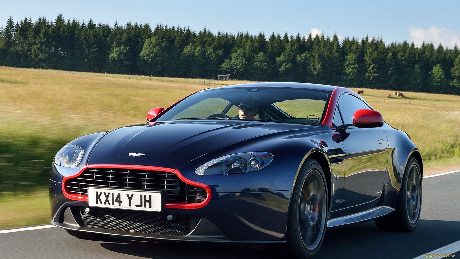 автомобили, aston, martin, uk-spec, темный, 2014г, n430, vantage, aston, martin, v8