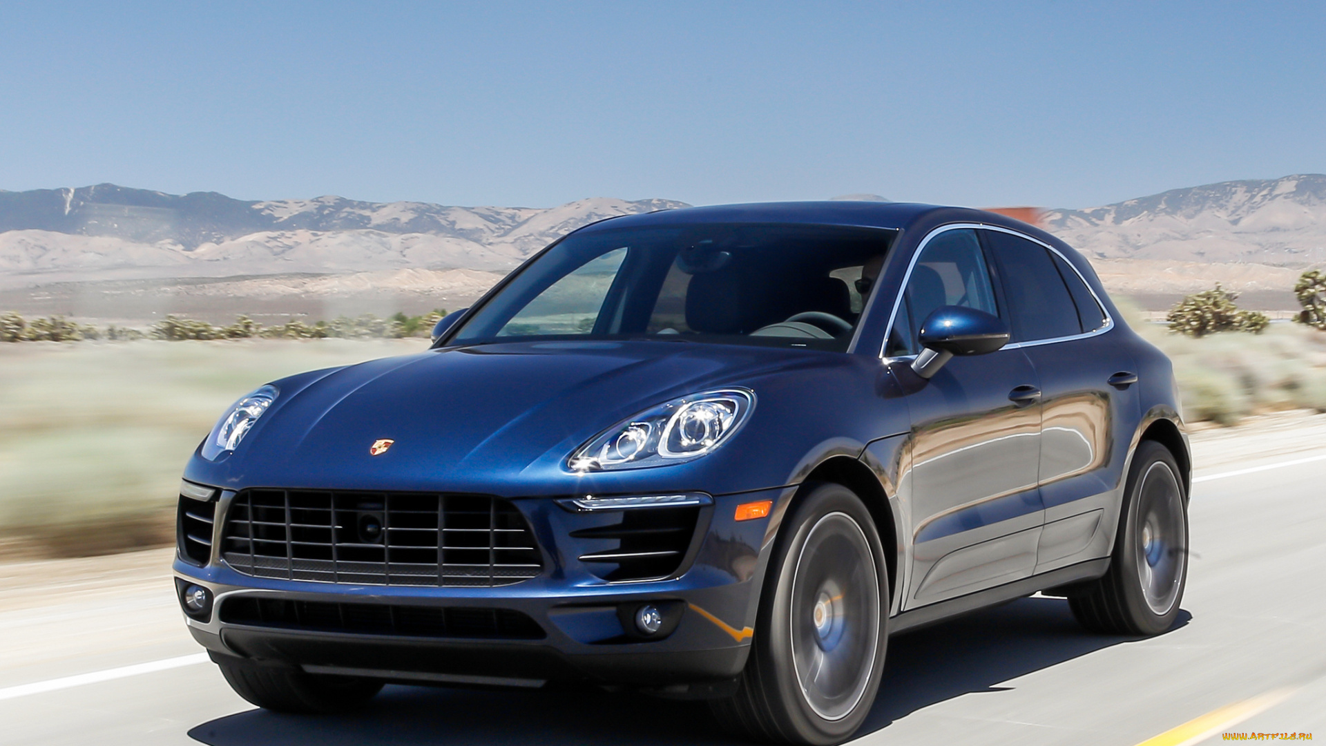 автомобили, porsche, us-spec, macan, s, 2015г, синий, 95b