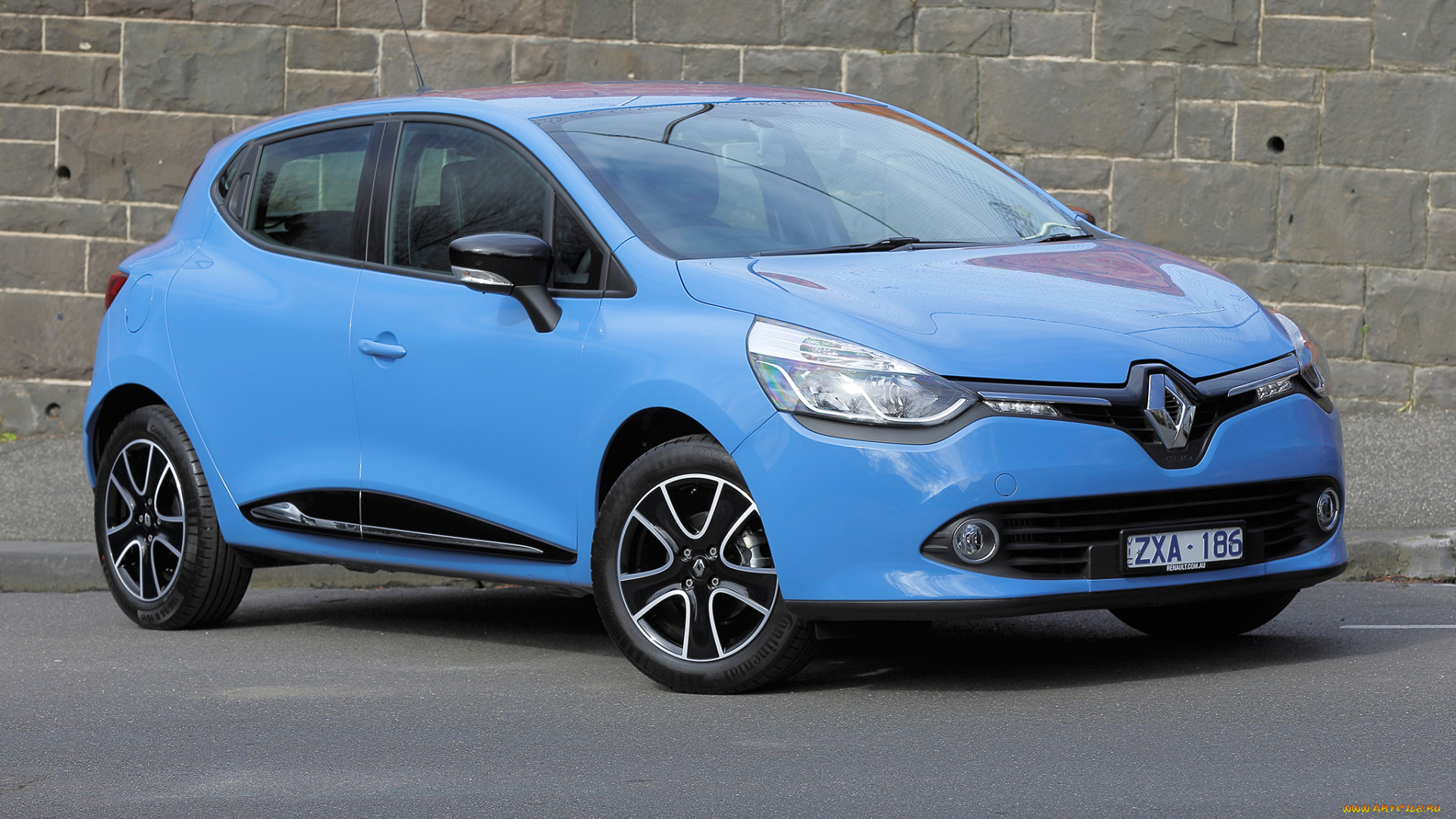 автомобили, renault, clio, au-spec, 2013г, синий
