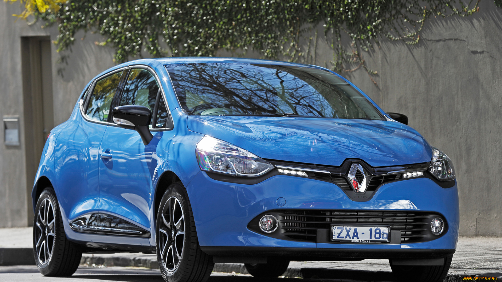 автомобили, renault, clio, au-spec, 2013г, синий