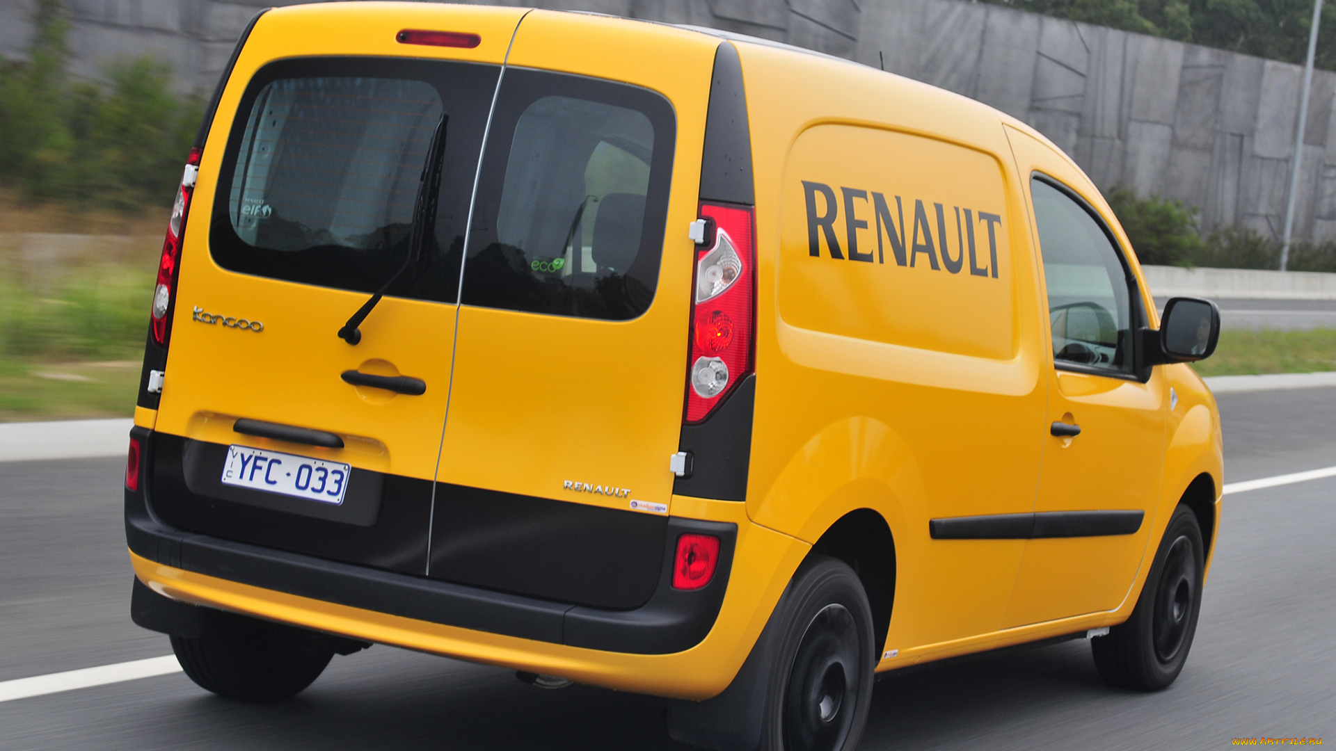автомобили, renault, желтый, au-spec, van, kangoo