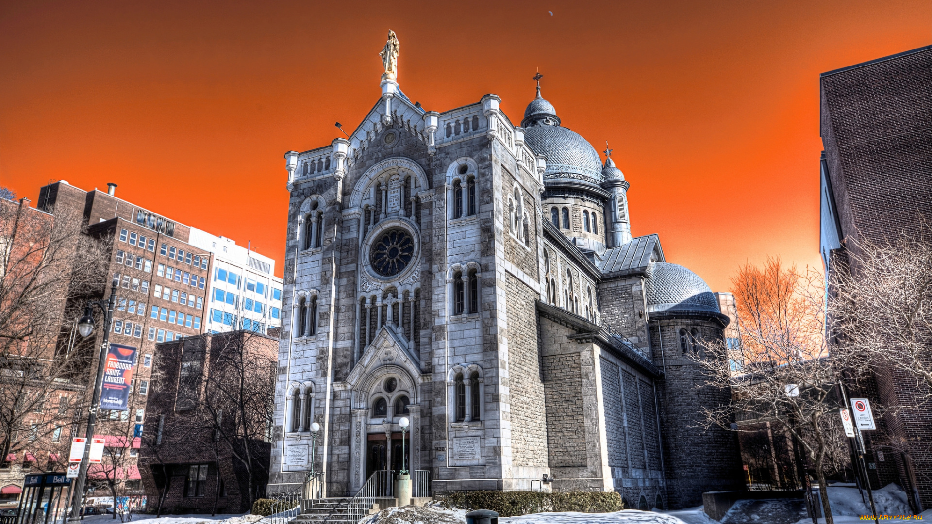 notre, dame, de, lourdes, chapel, , montreal, города, монреаль, , канада, храм, собор