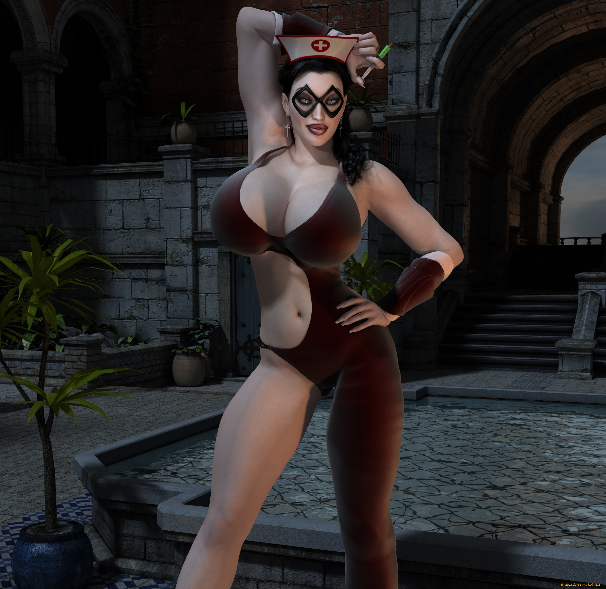 3д, графика, люди, , people, взгляд, девушка