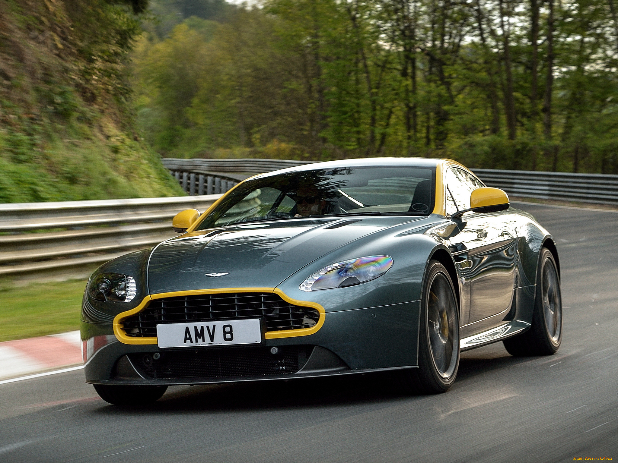 автомобили, aston, martin, vantage, v8, зеленый, 2014г, aston, martin, uk-spec, n430