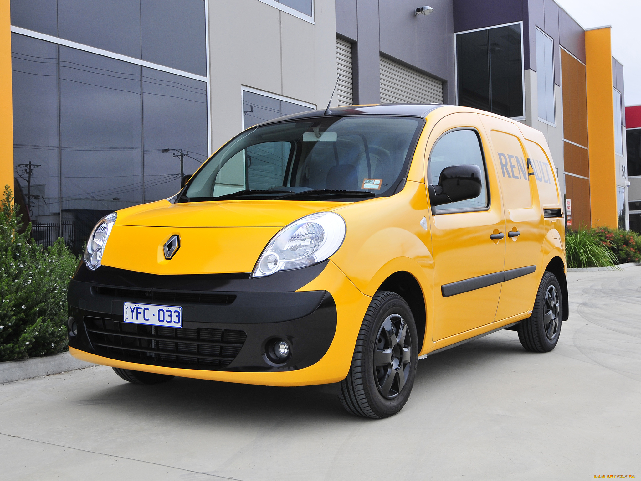 автомобили, renault, au-spec, van, kangoo, желтый