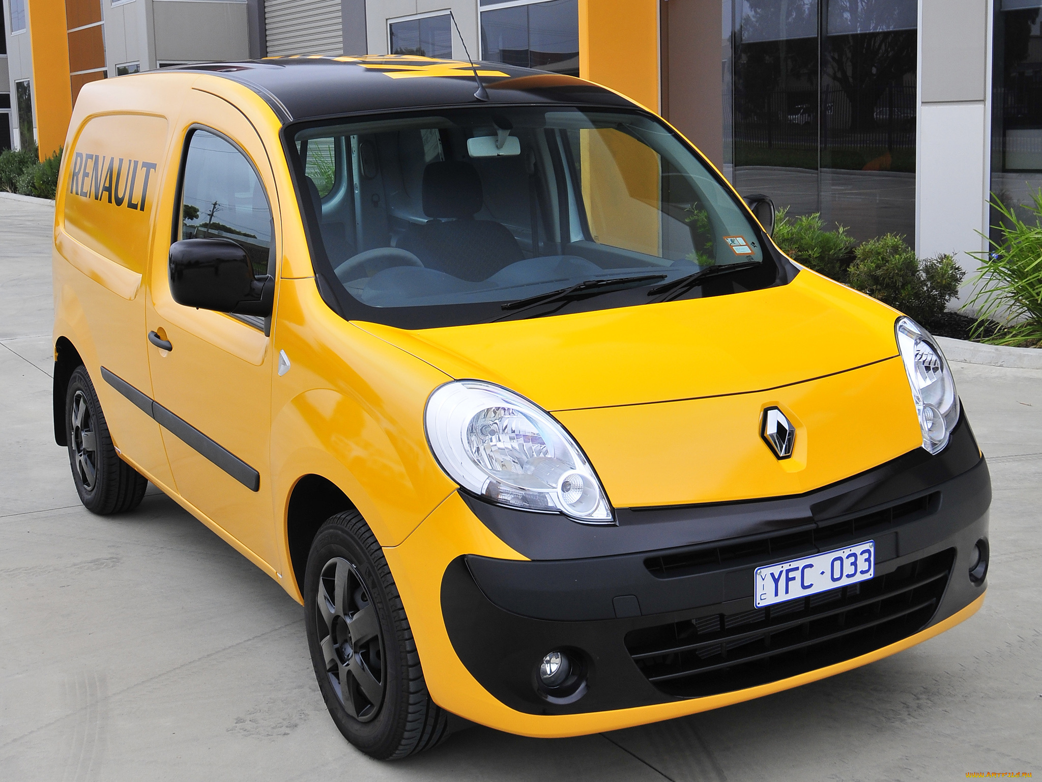 автомобили, renault, au-spec, van, желтый, kangoo
