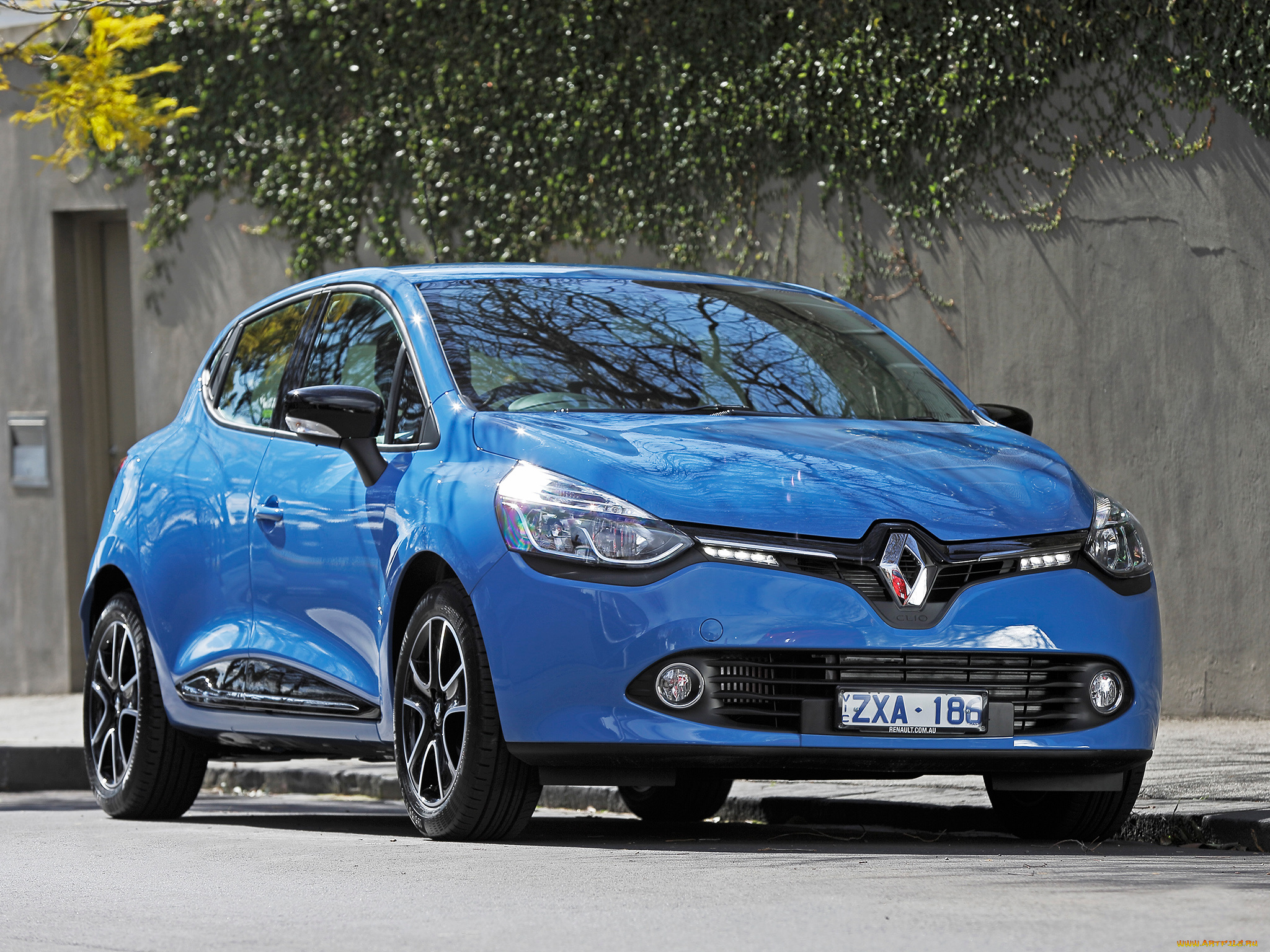 автомобили, renault, clio, au-spec, 2013г, синий
