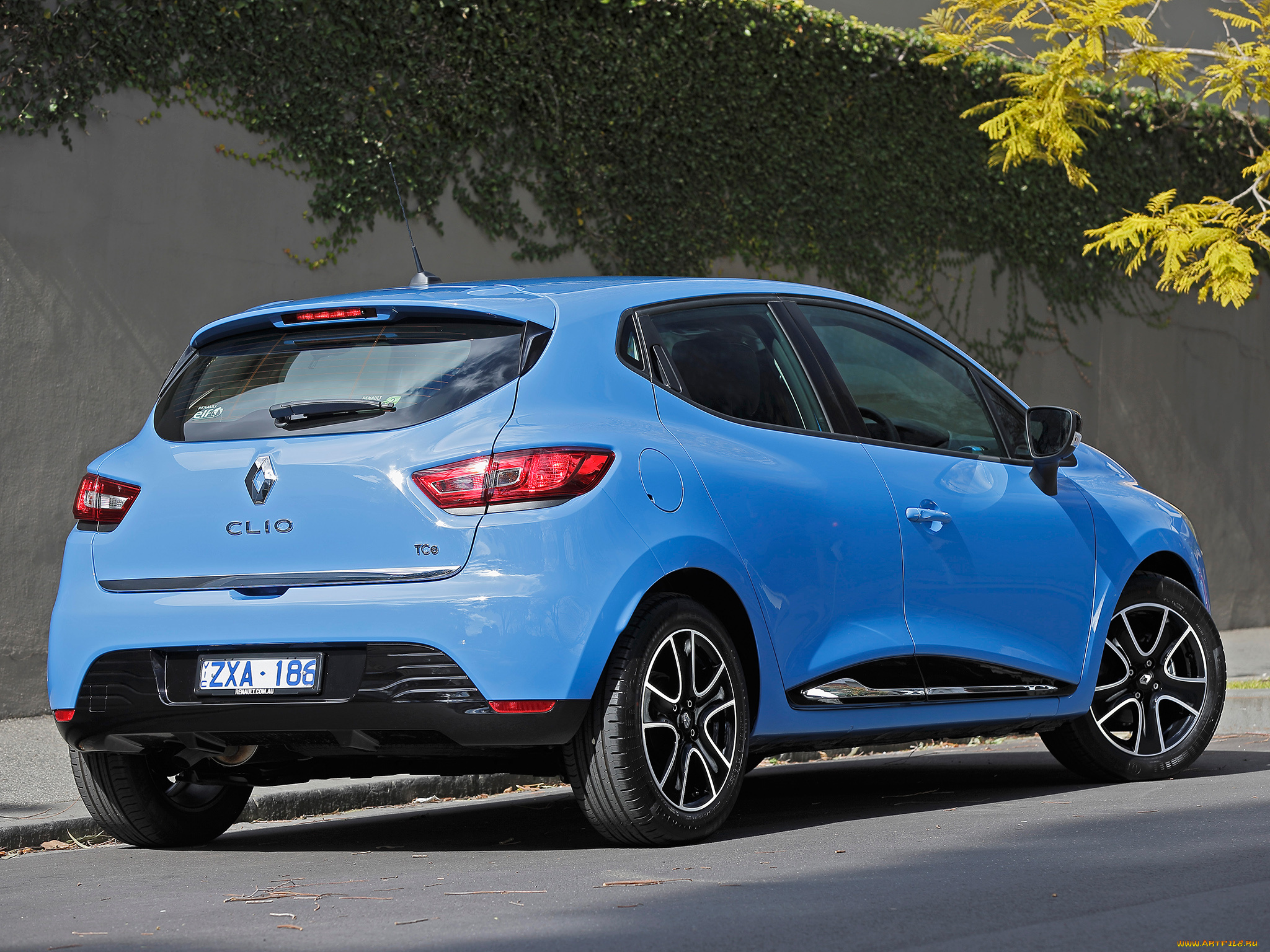 автомобили, renault, clio, au-spec, 2013г, синий