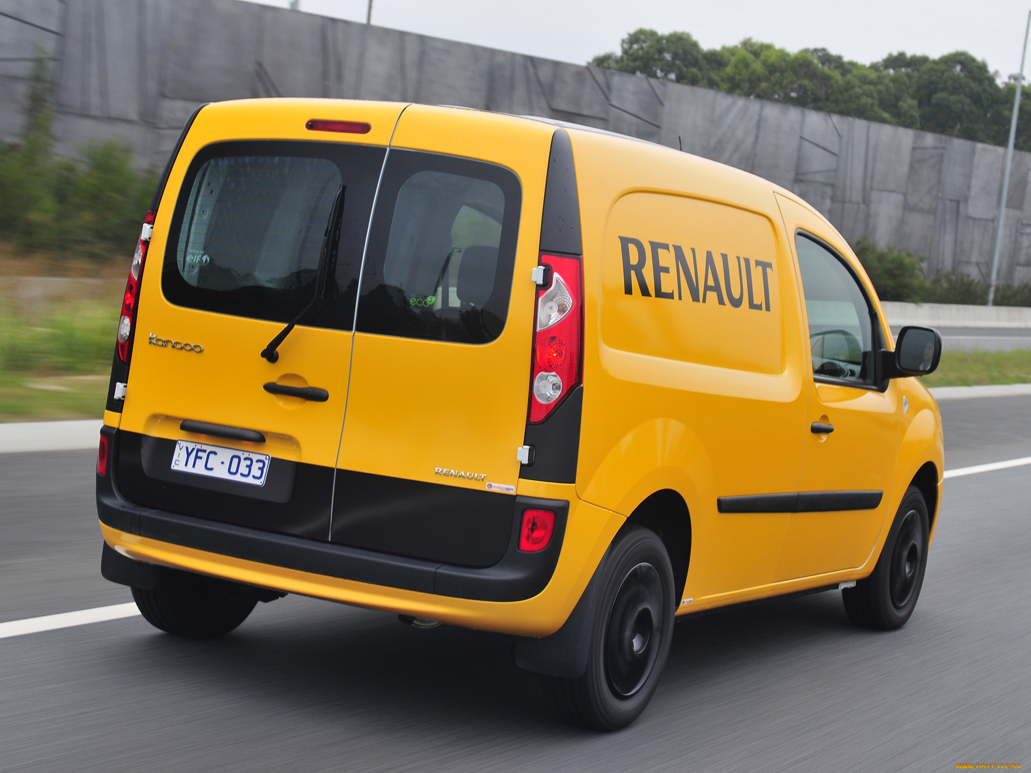 автомобили, renault, желтый, au-spec, van, kangoo