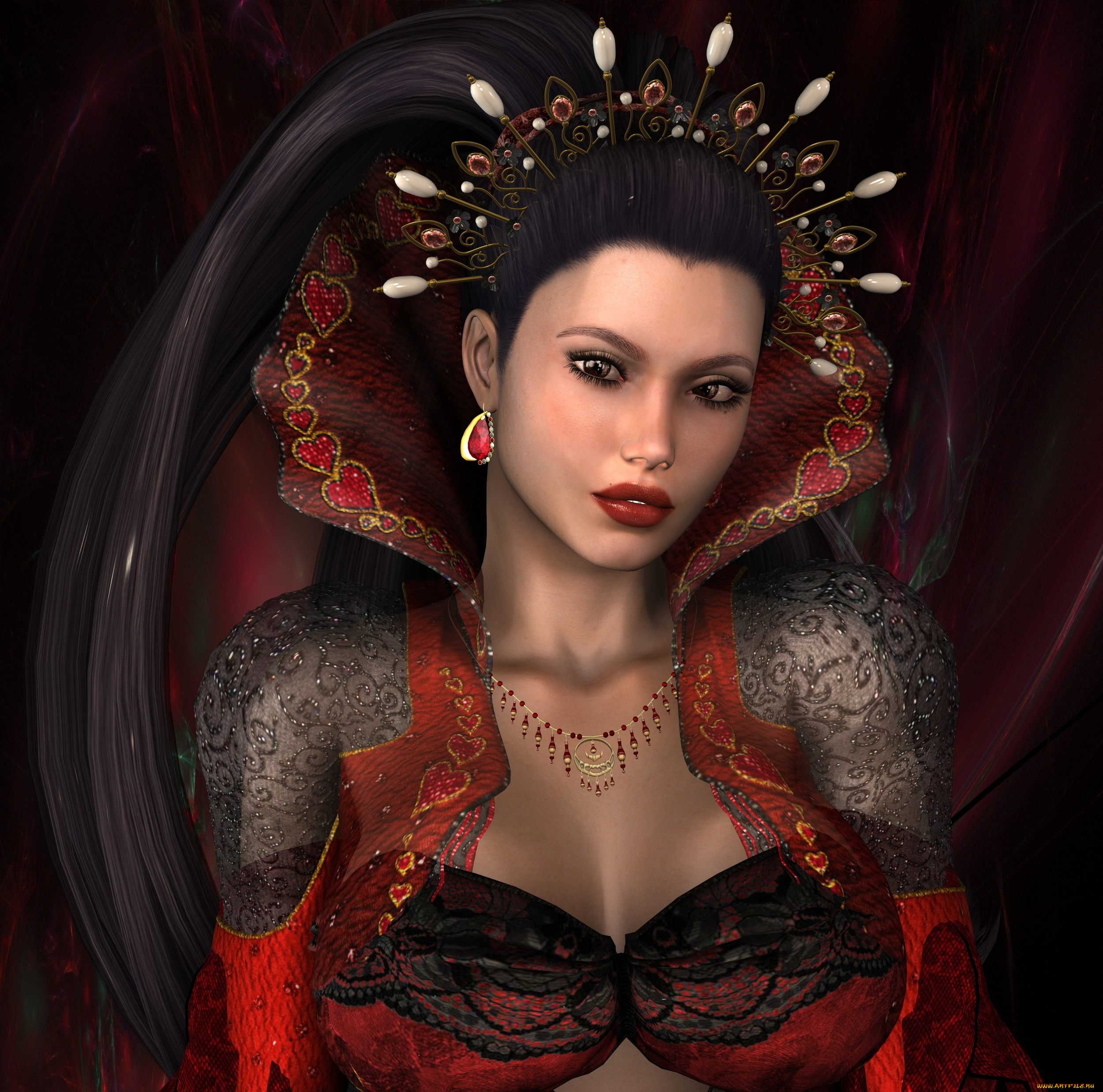 3д, графика, люди, , people, взгляд, девушка