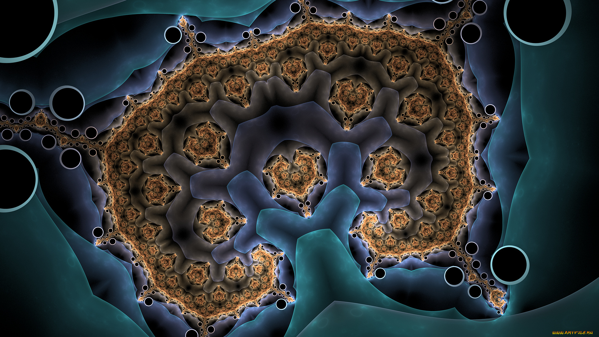 3д, графика, фракталы, , fractal, цвета, фон, узор