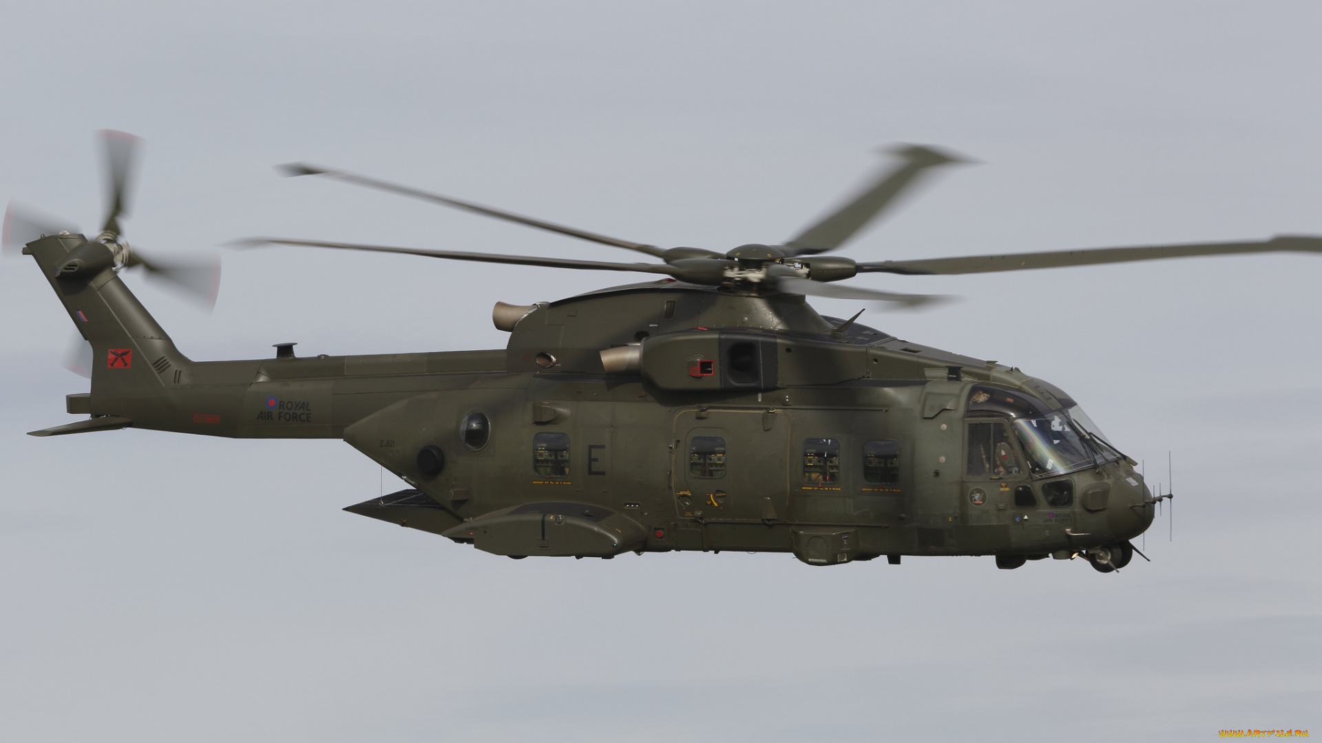 raf, merlin, zj121, авиация, вертолёты, вертушка